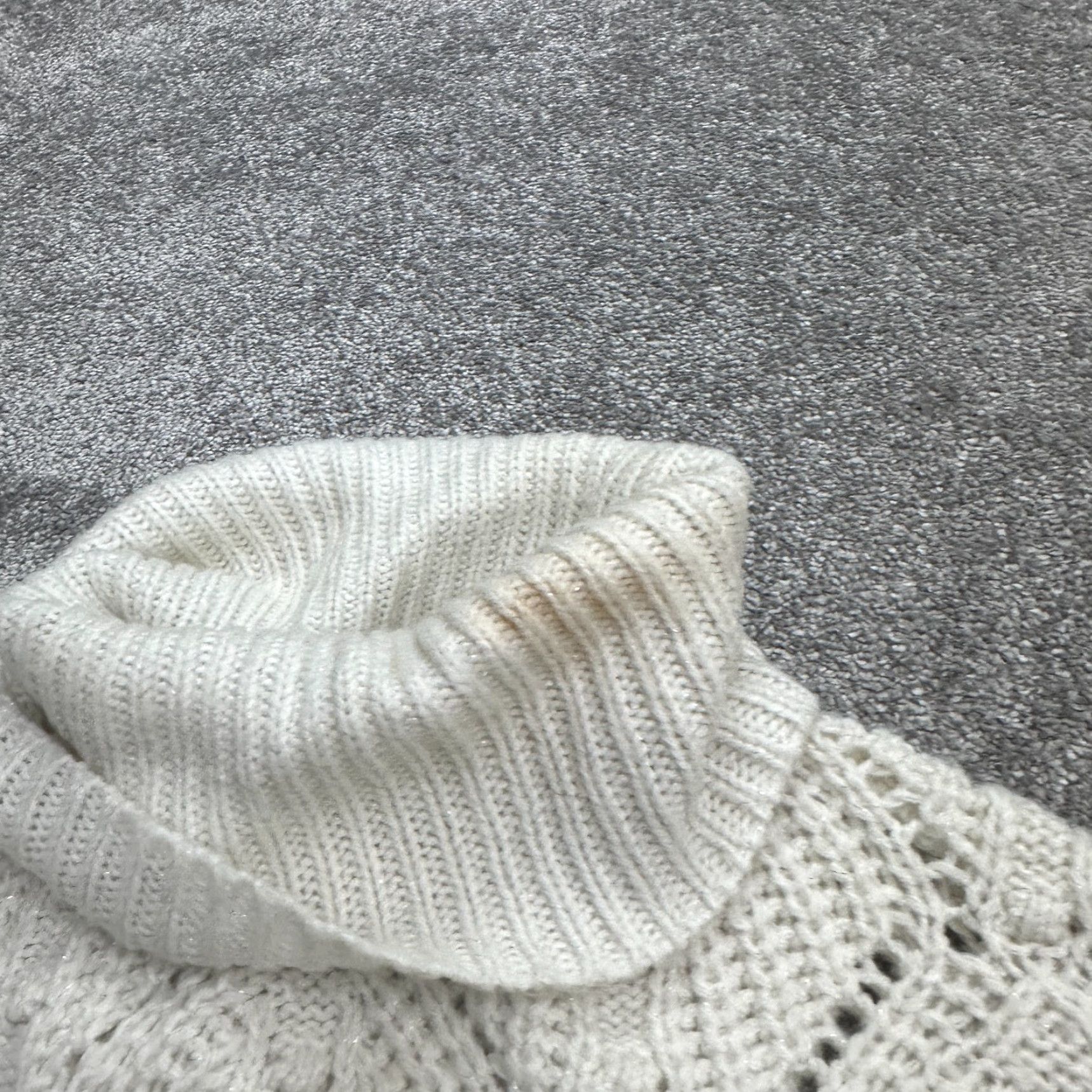 Vintage A New Day Beige Chunky Knit Turtleneck Sweater Women XS Pullover Casual Size XS / US 0-2 / IT 36-38 - 4 Thumbnail