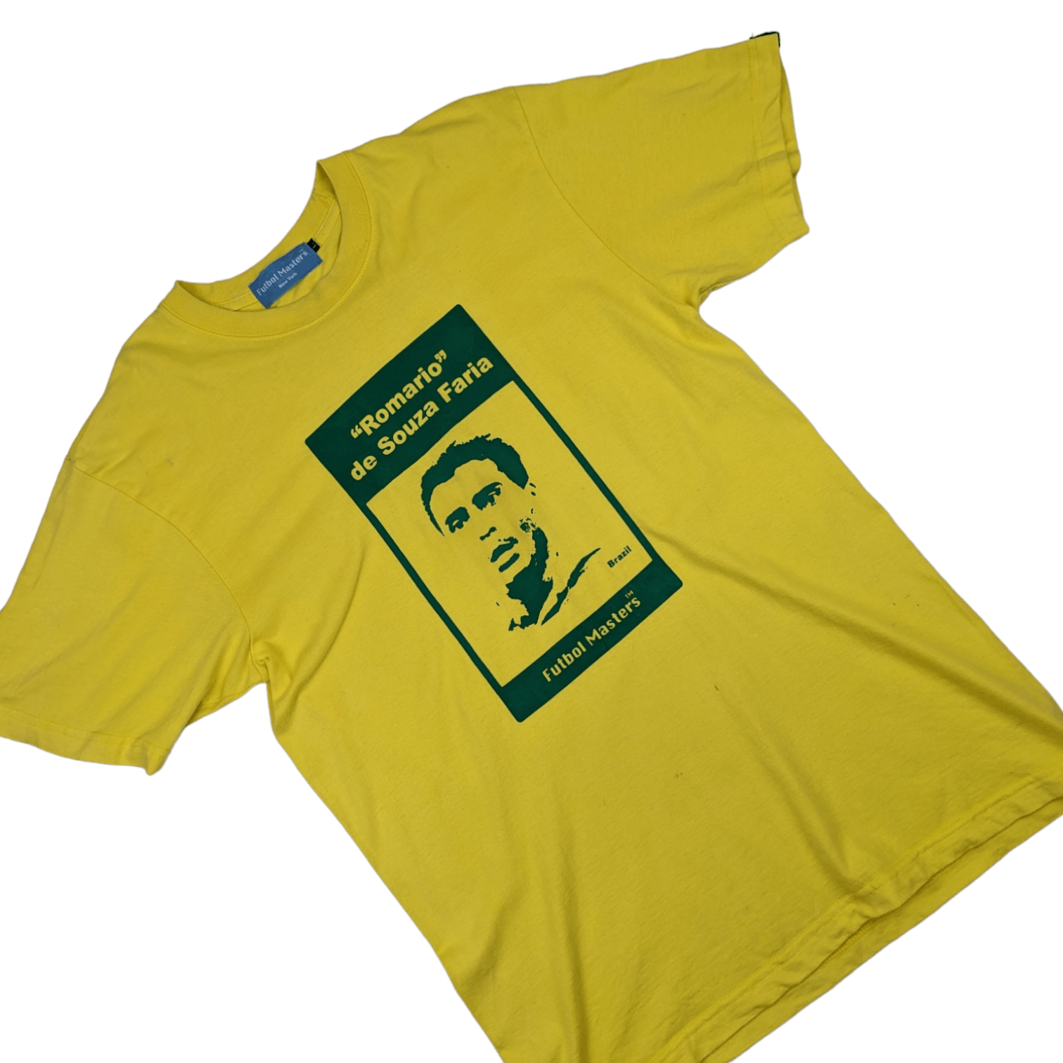 UEFA 2000's ROMARIO Brazil Soccer Football Legend Graphic T-Shirt Size US L / EU 52-54 / 3 - 2 Thumbnail