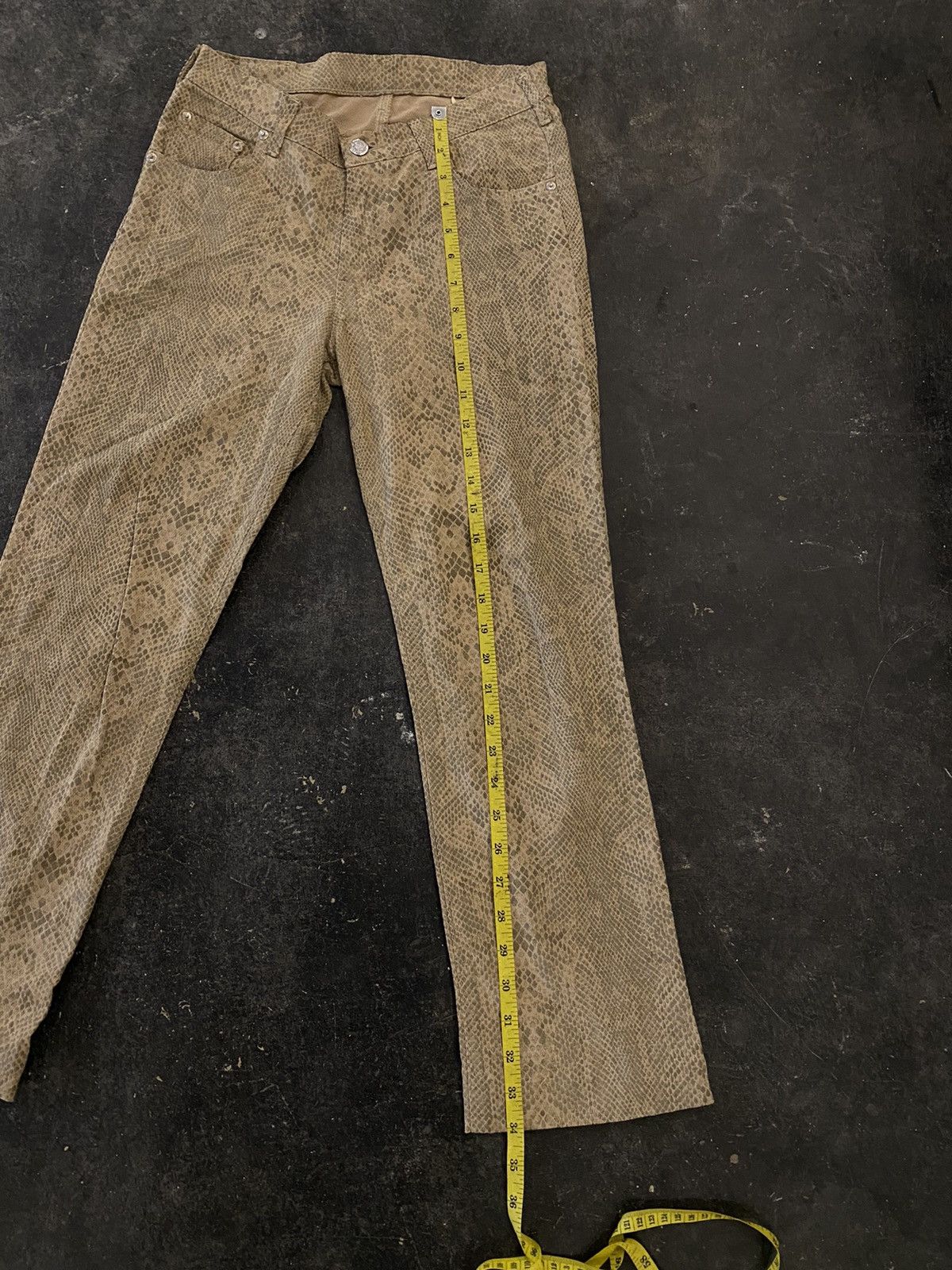 Hysteric Glamour × If Six Was Nine × Le Grande Bleu (L.G.B.) Cimarron snakeskin ifsixwasnine punk style Jeans Size US 27 - 17 Thumbnail