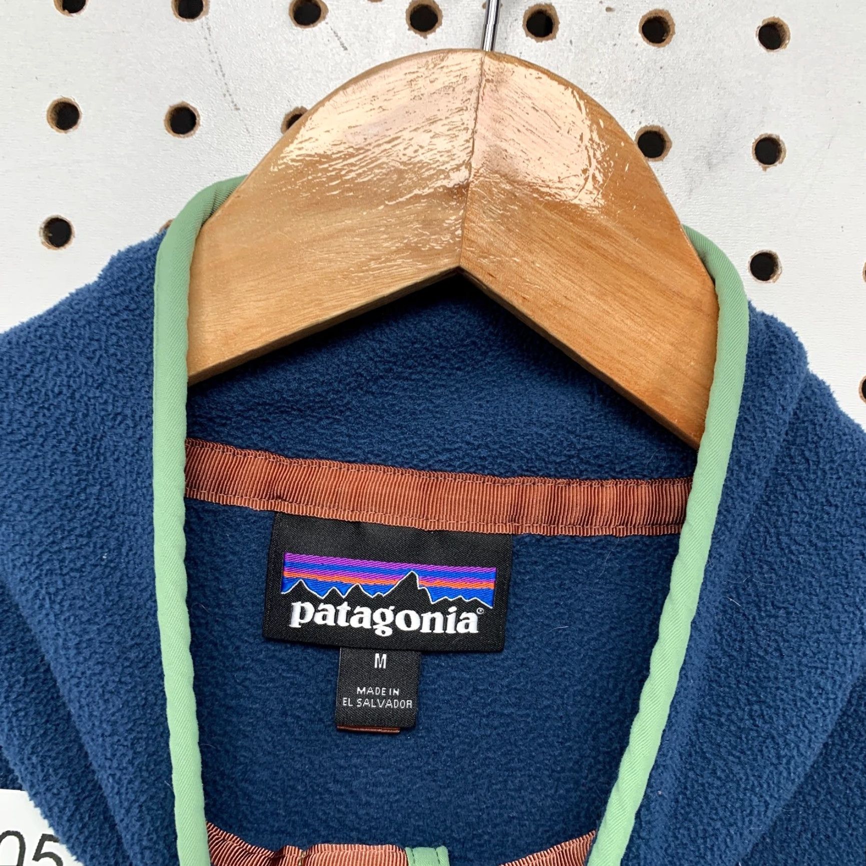 Patagonia Patagonia Women's Jacket M Blue Fleece 1/4 Snap Pullover Micro D Sweater - Outdoor Basic Coat, Regular Fit, Logo, Casual Climate Casual Womens Size M / US 6-8 / IT 42-44 - 3 Thumbnail