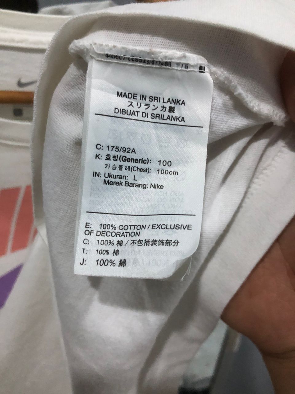 Nike Nike Swoosh logo white shirt Size US M / EU 48-50 / 2 - 7 Thumbnail