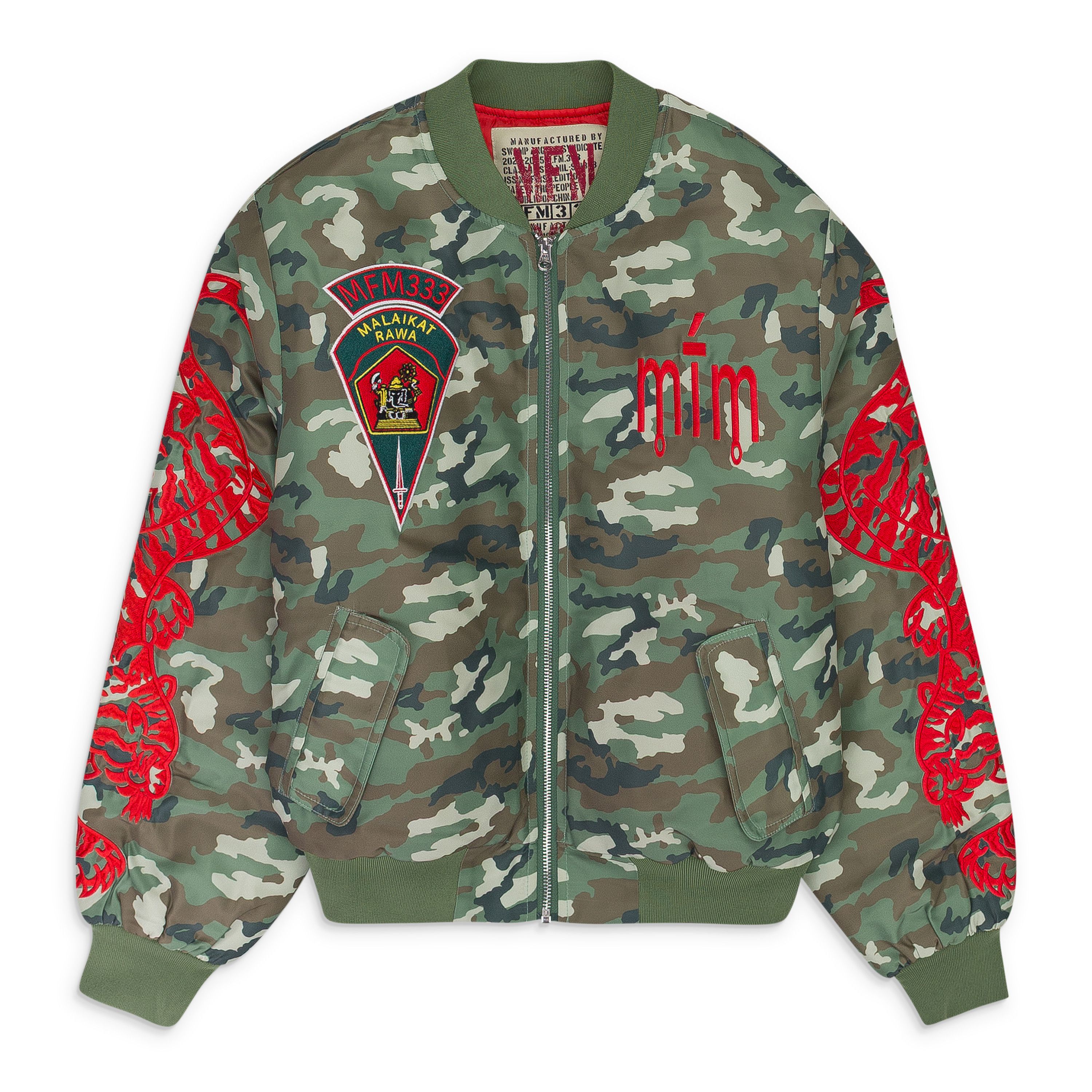 murd333r.fm MURD333R.FM GREEN/RED CAMO SPECIAL OPS BOMBER JACKET SIZE S Size US S / EU 44-46 / 1 - 1 Thumbnail