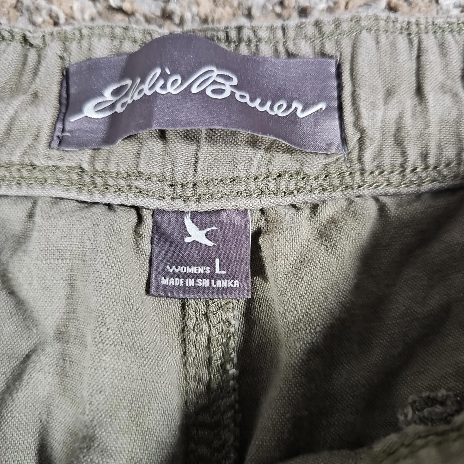 Eddie Bauer Eddie Bauer L Green Drawstring Shorts Size 36" / US 14 / IT 50 - 3 Thumbnail