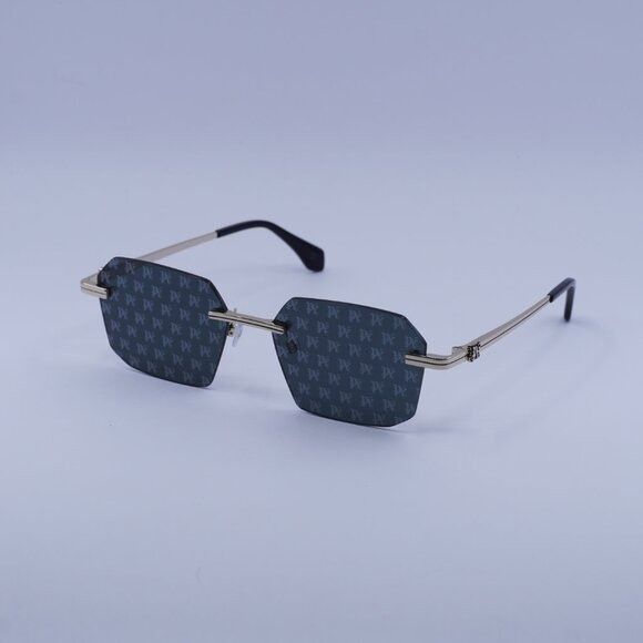 Palm Angels Palm Angels PERI10G QUARTZ 7607 Sunglasses Gold Geometric Size ONE SIZE - 1 Thumbnail