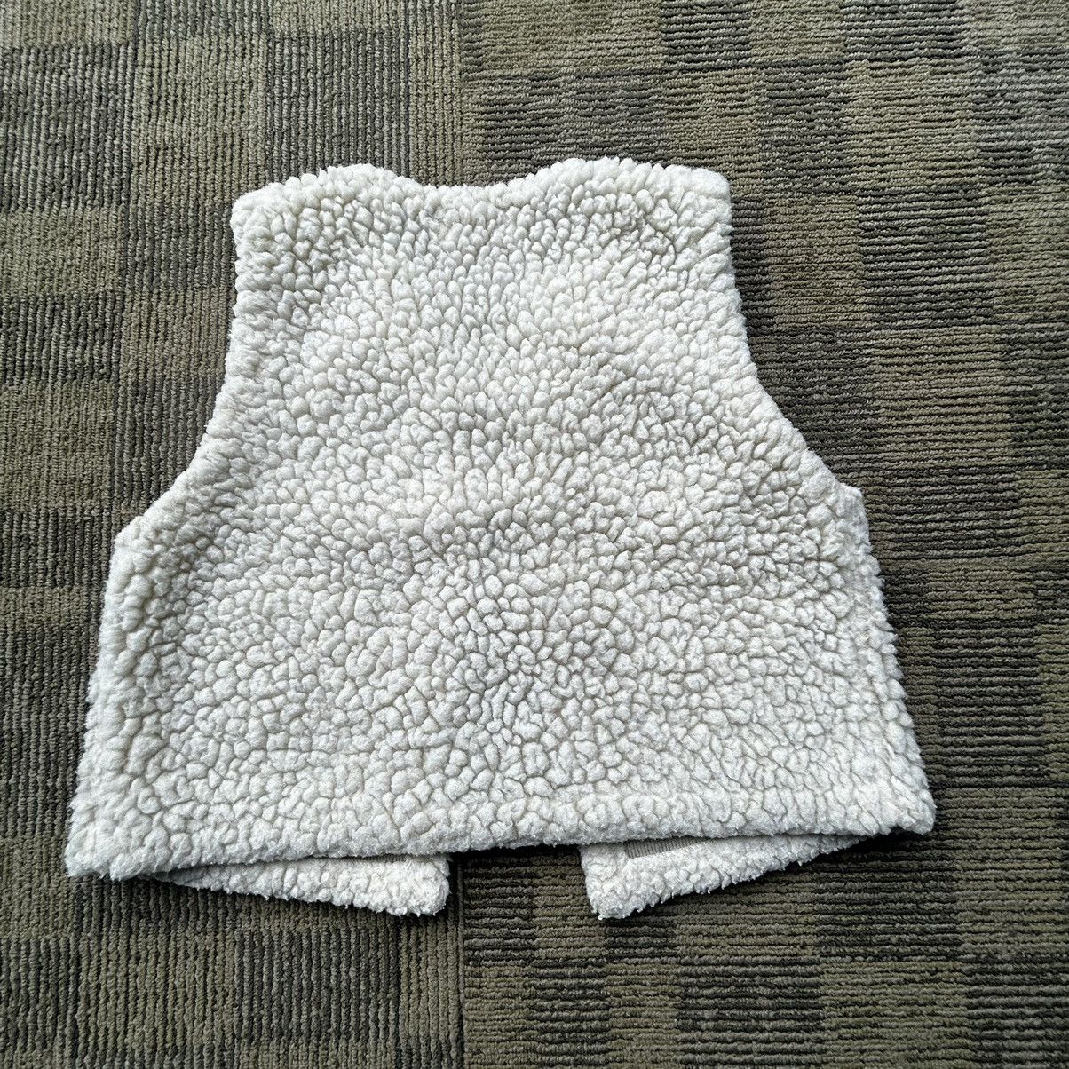Vintage Vtg 70’s Deep Pile White Sherpa Vest Women’s Made In USA Size M / US 6-8 / IT 42-44 - 6 Thumbnail