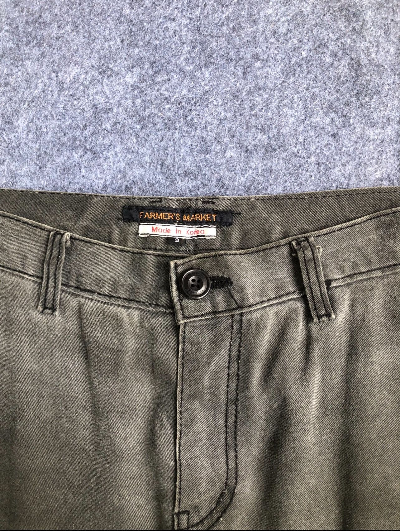 Japanese Brand Rare🔥Vtg Farmers Market Cargo Jeans Pants Multipocket Size US 35 - 6 Thumbnail