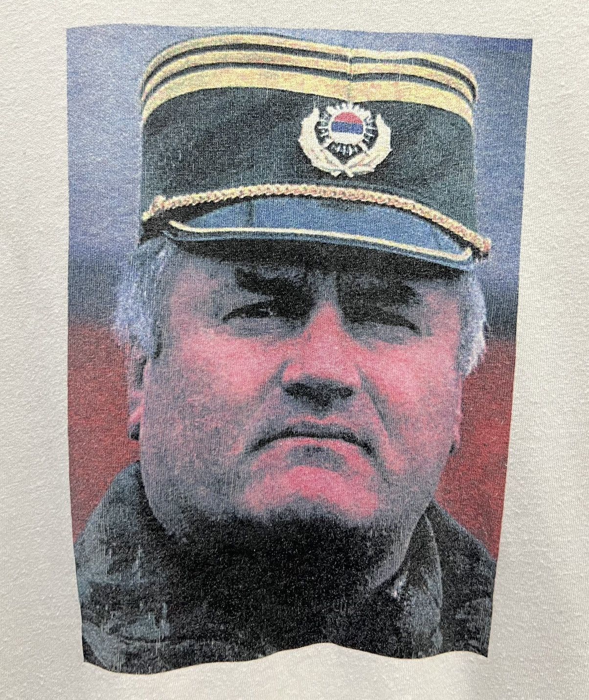Vintage VINTAGE RATKO MLADIC “BUTCHER OF BOSNIA” SHIRT Size US XL / EU 56 / 4 - 3 Thumbnail