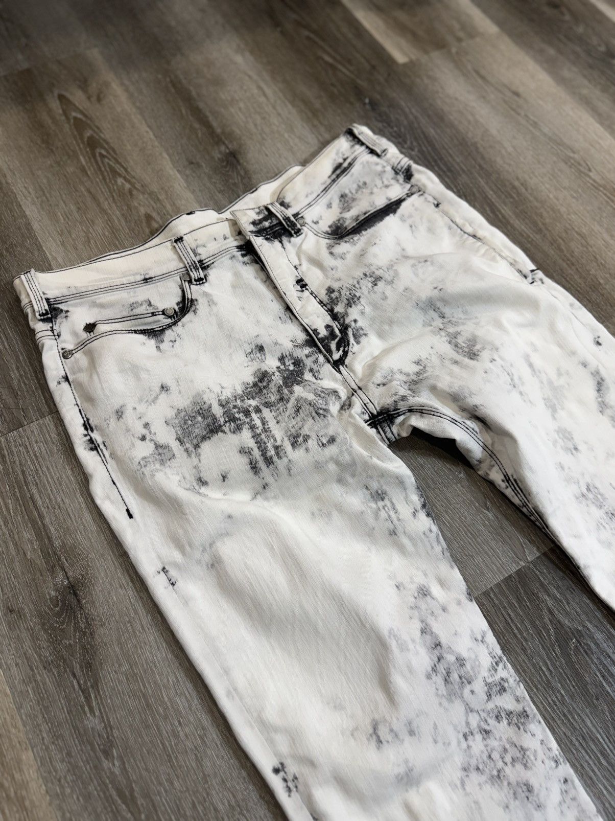 Neil Barrett ❌ RUNWAY NEIL BARRETT STRECH DISTRESS ❌ Size US 36 / EU 52 - 3 Thumbnail