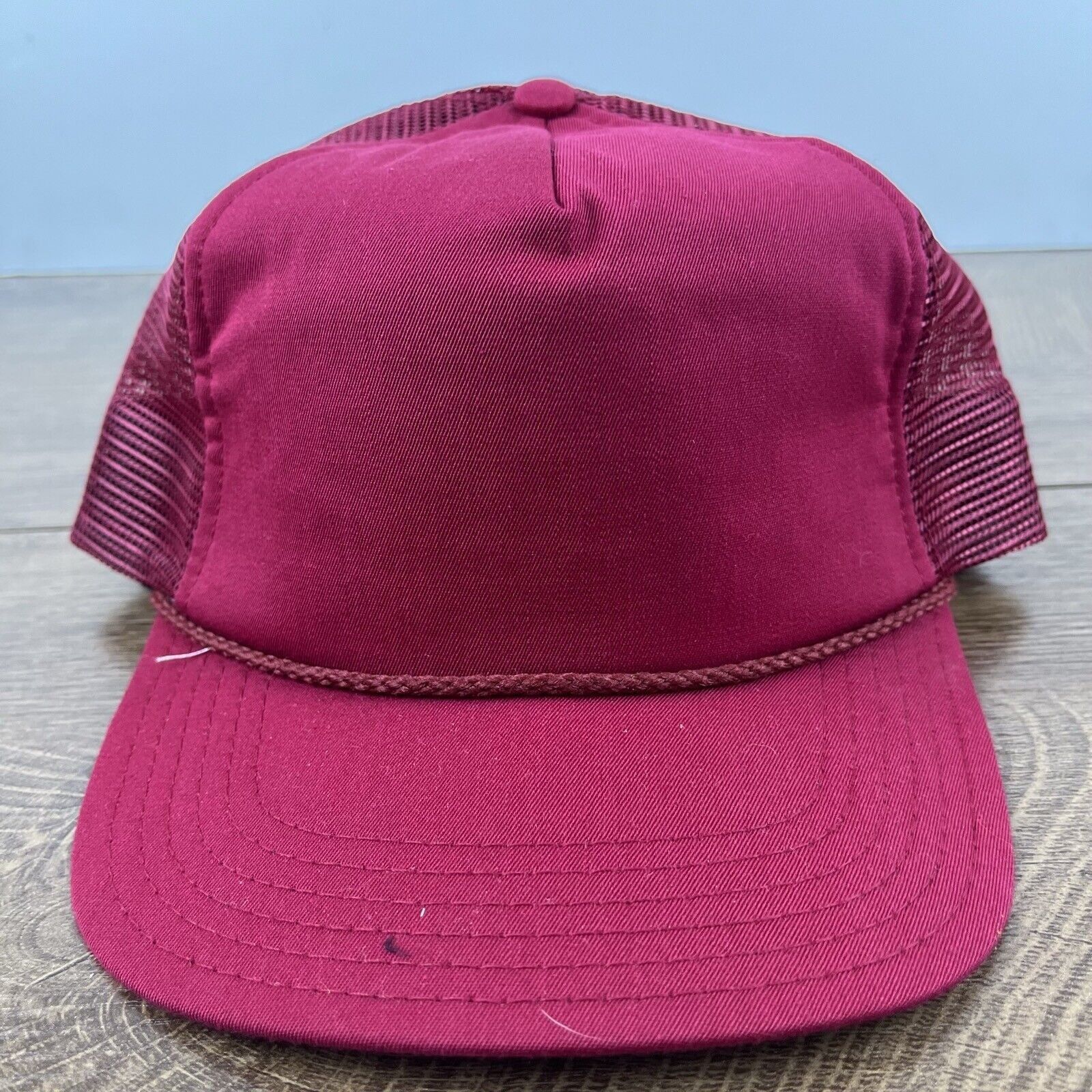 Other Maroon Snapback Hat Red Cap Hat Adjustable Hat Red Adult Hat Size ONE SIZE - 2 Thumbnail
