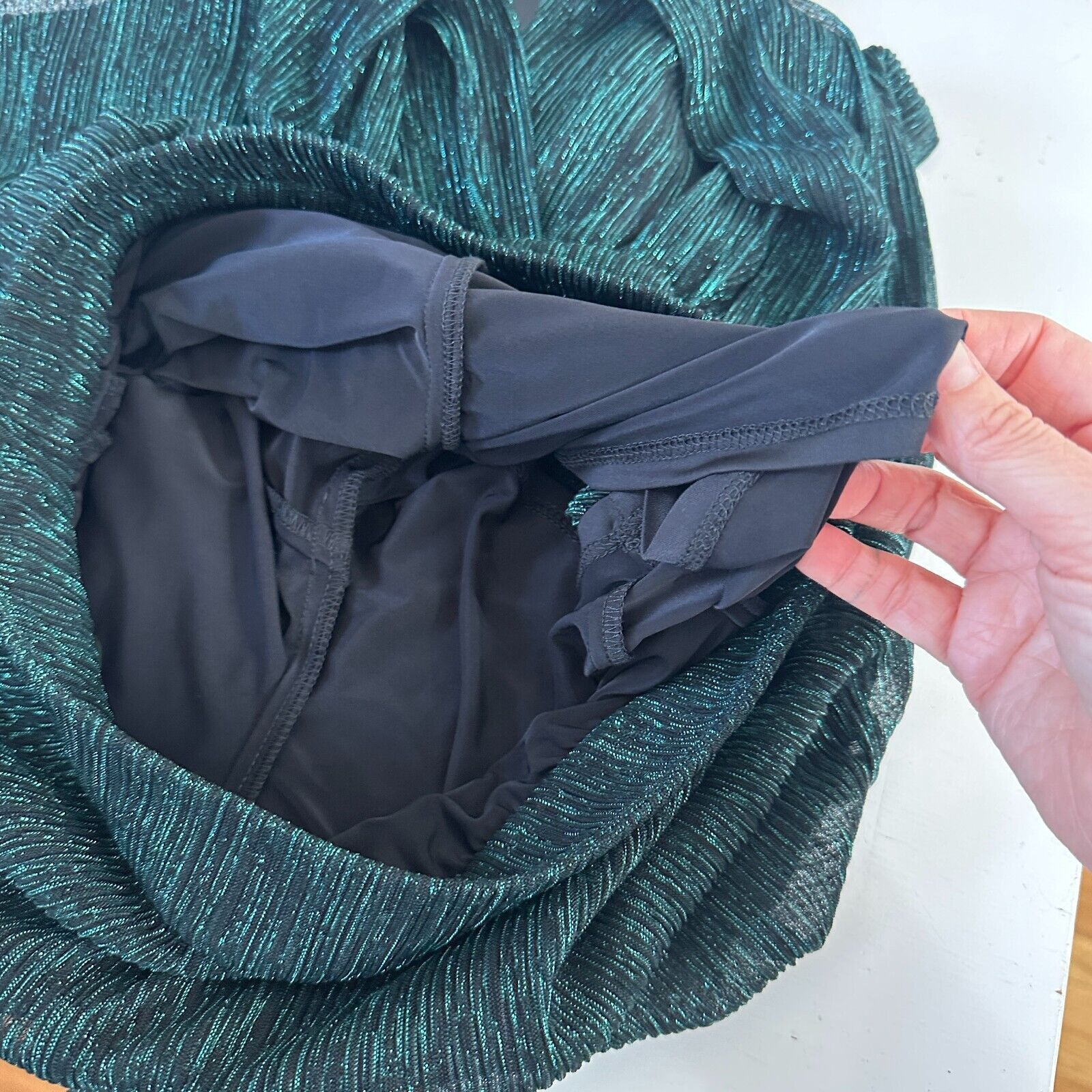 Bailey 44 Bailey 44 Emerald Green Shimmer Harem Pant and Undershort S Size 27" / US 4 / IT 40 - 14 Thumbnail