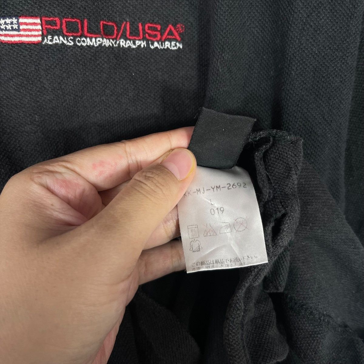 Polo Ralph Lauren Vintage Polo Jeans Co Ralph Lauren Polo USA Black Embroidere Size US L / EU 52-54 / 3 - 6 Thumbnail