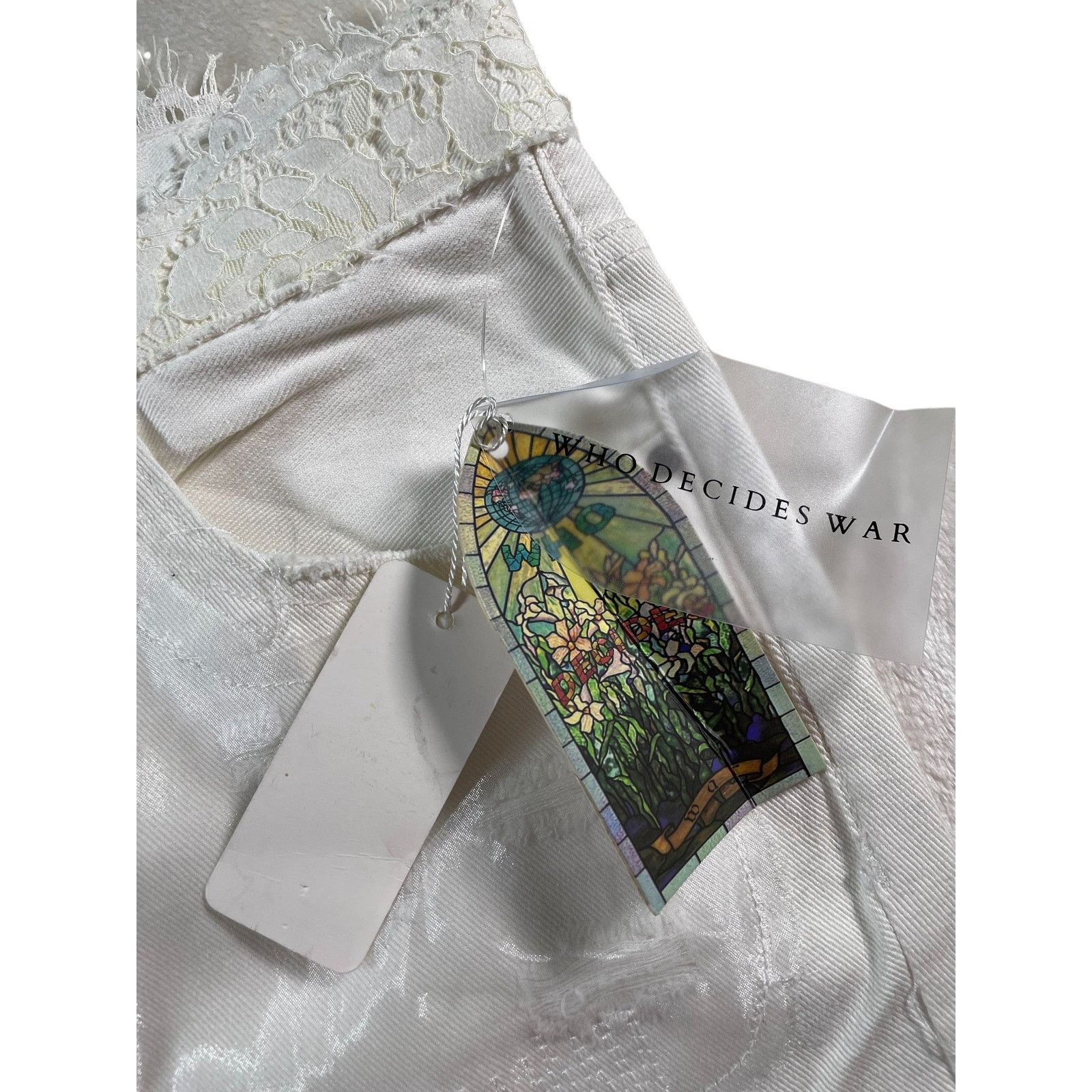 Who Decides War Who Decides War 'Weddin' White Jeans Size US 30 / EU 46 - 4 Thumbnail