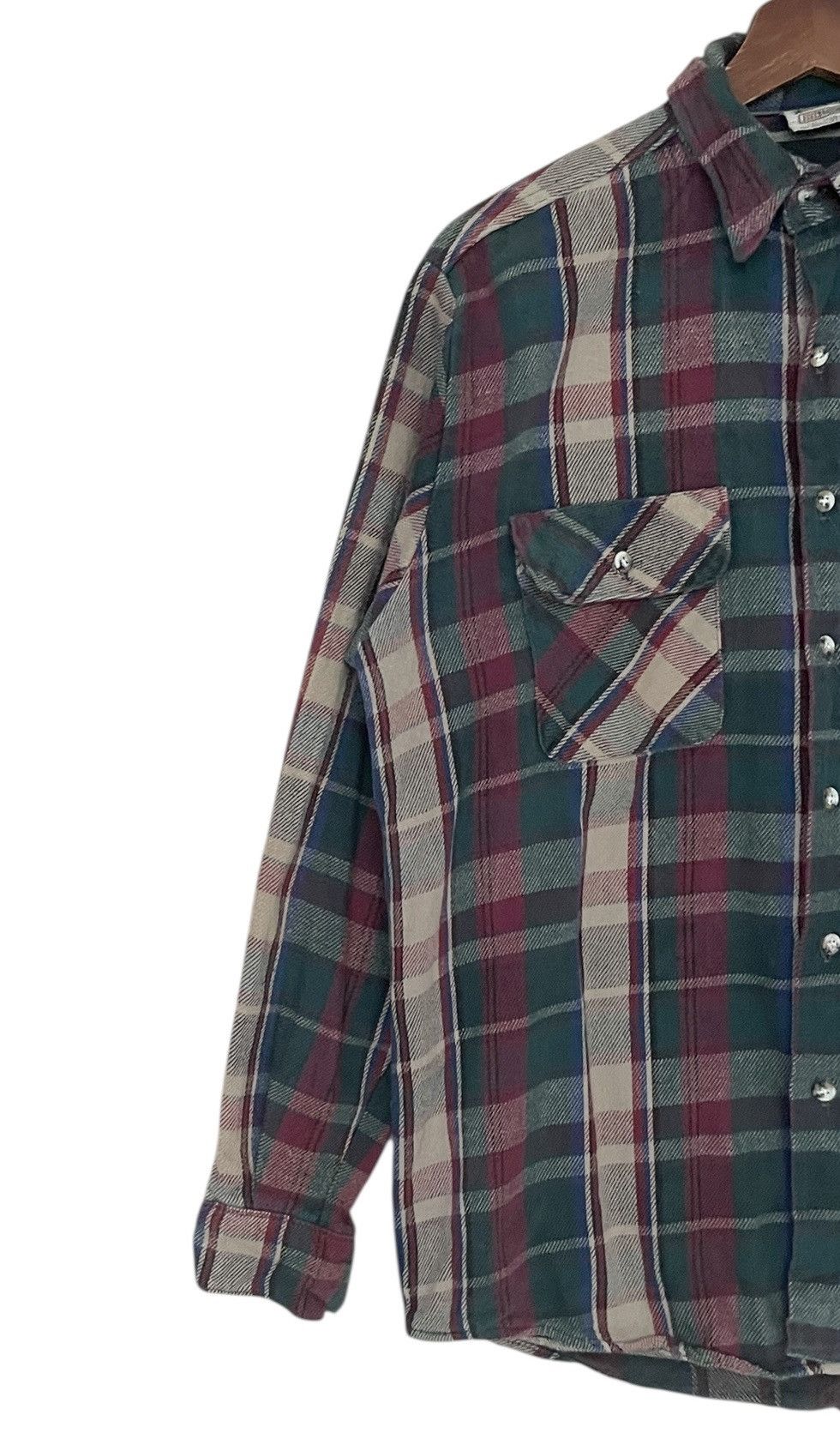 Vintage Brand Five Brother Checkered Shirt 1980s