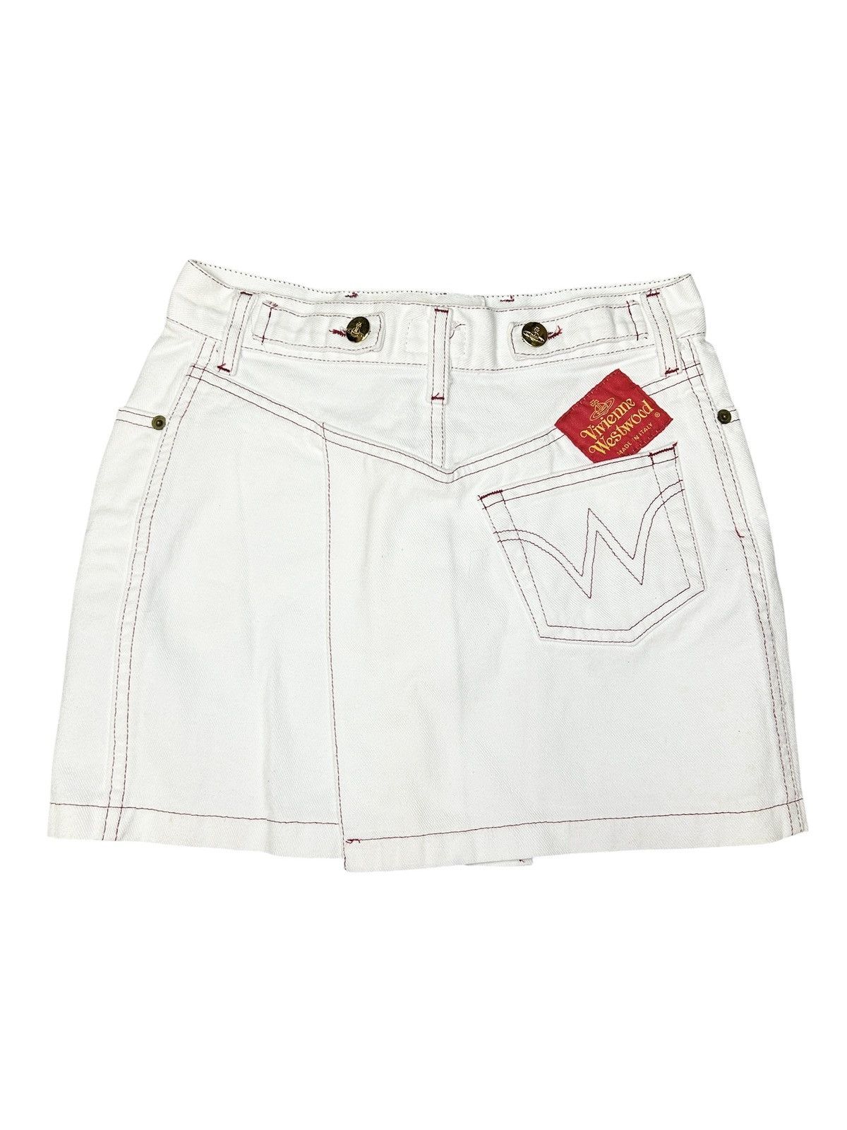 Vivienne Westwood S/S 94 Denim Mini Skirt Size 27" / US 4 / IT 40 - 1 Thumbnail