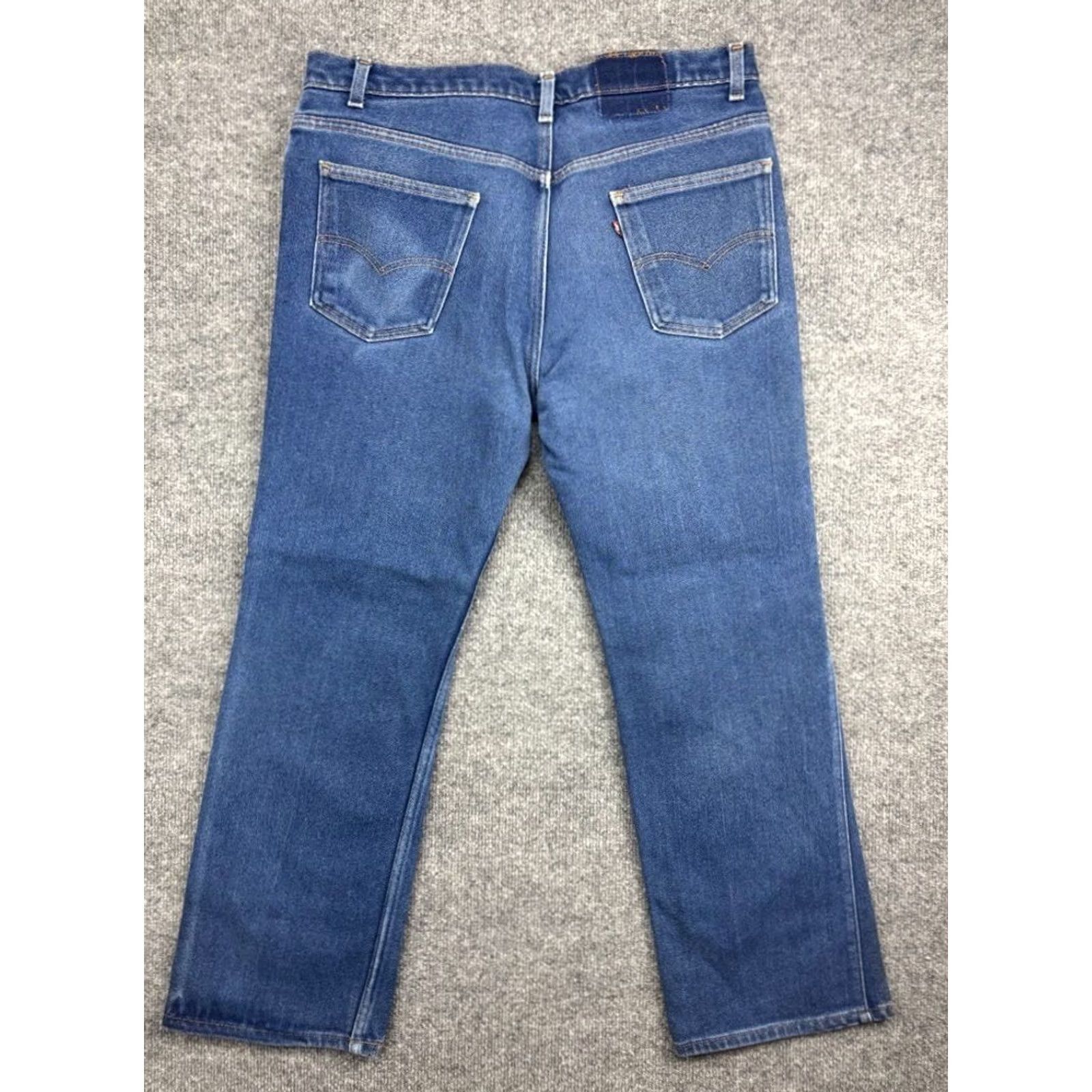 Levi's VINTAGE Levi's Orange Tab Jeans Mens W36 x L27 Bootcut 80s USA Made Regular Denim Blue 27 Inseam Boys? Size US 36 / EU 52 - 7 Thumbnail