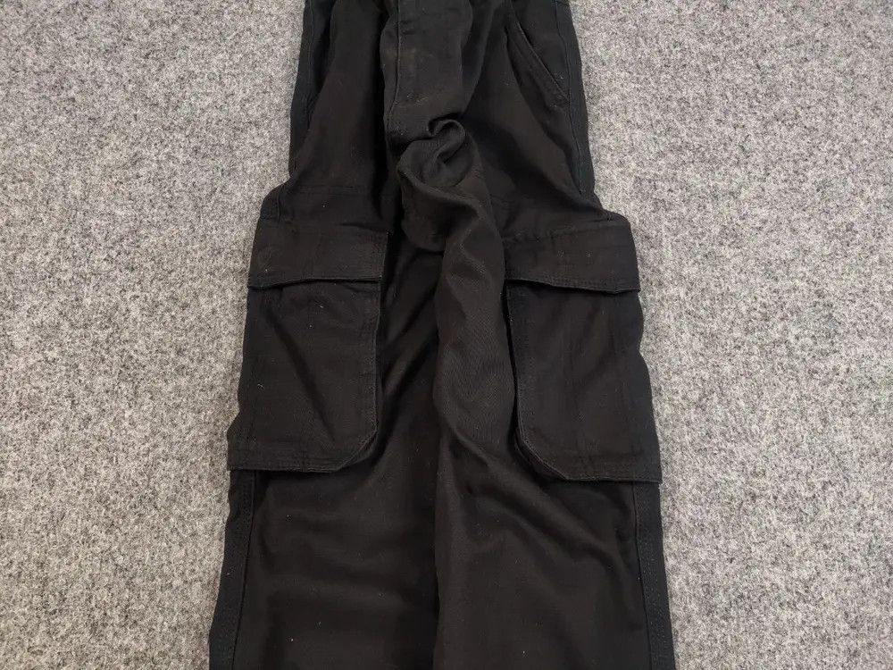 Japanese Brand Vintage 90's Japanese Black Pocket Cargo Pants Size US 32 / EU 48 - 3 Thumbnail