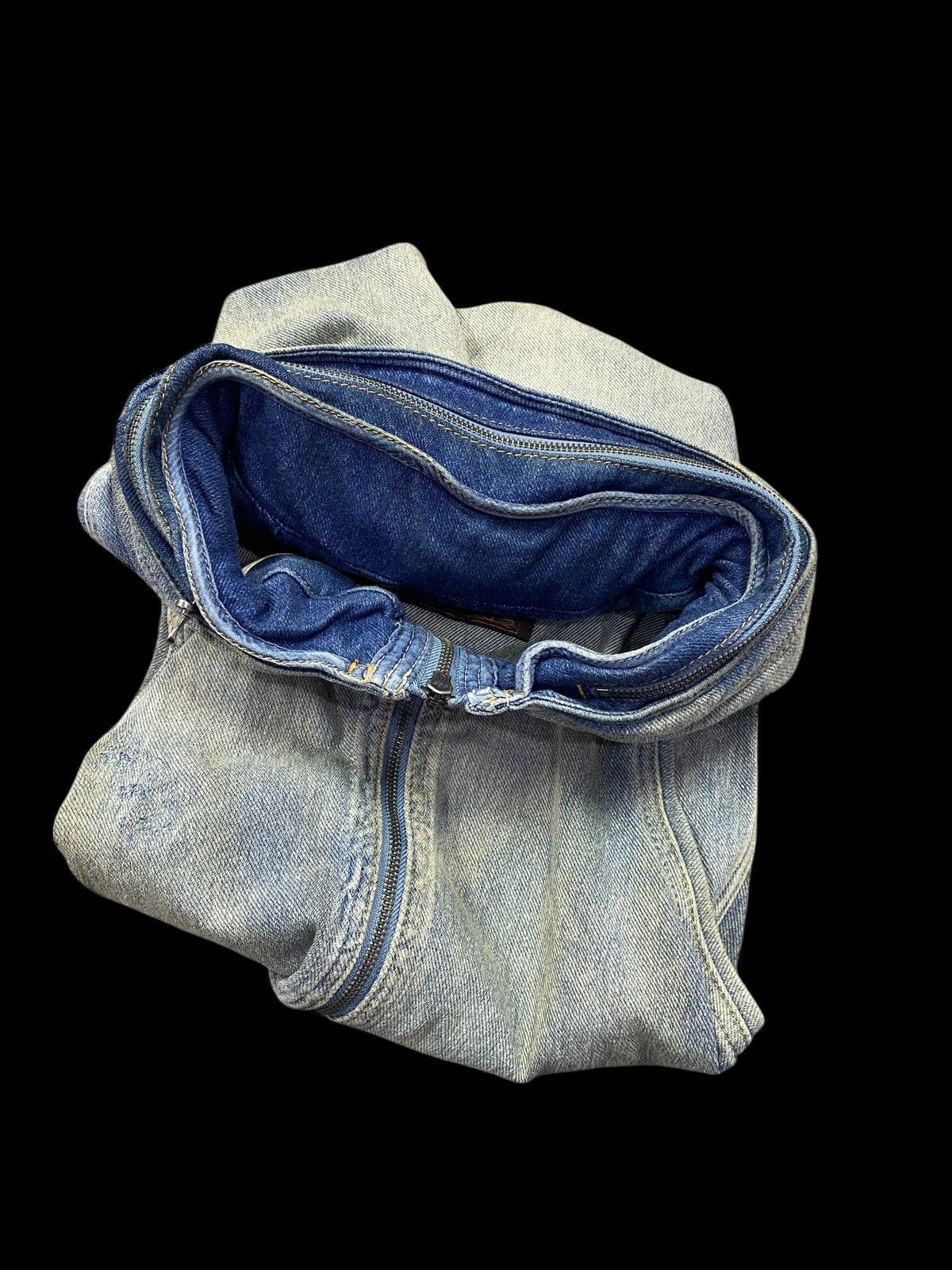 GOA Genuine Vintage G.O.A Denim Hooded Sleeveless Vest Zip Up Size US M / EU 48-50 / 2 - 12 Thumbnail