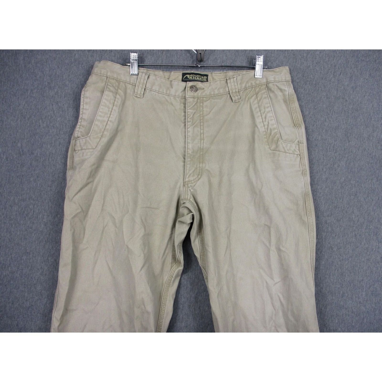 Mountain Khakis Mountain Khakis Original Mountain Pant Canvas Khaki 36x30 Mens Beige Pants Regular Straight Leg Workwear Casual Mens Size US 36 / EU 52 - 2 Thumbnail