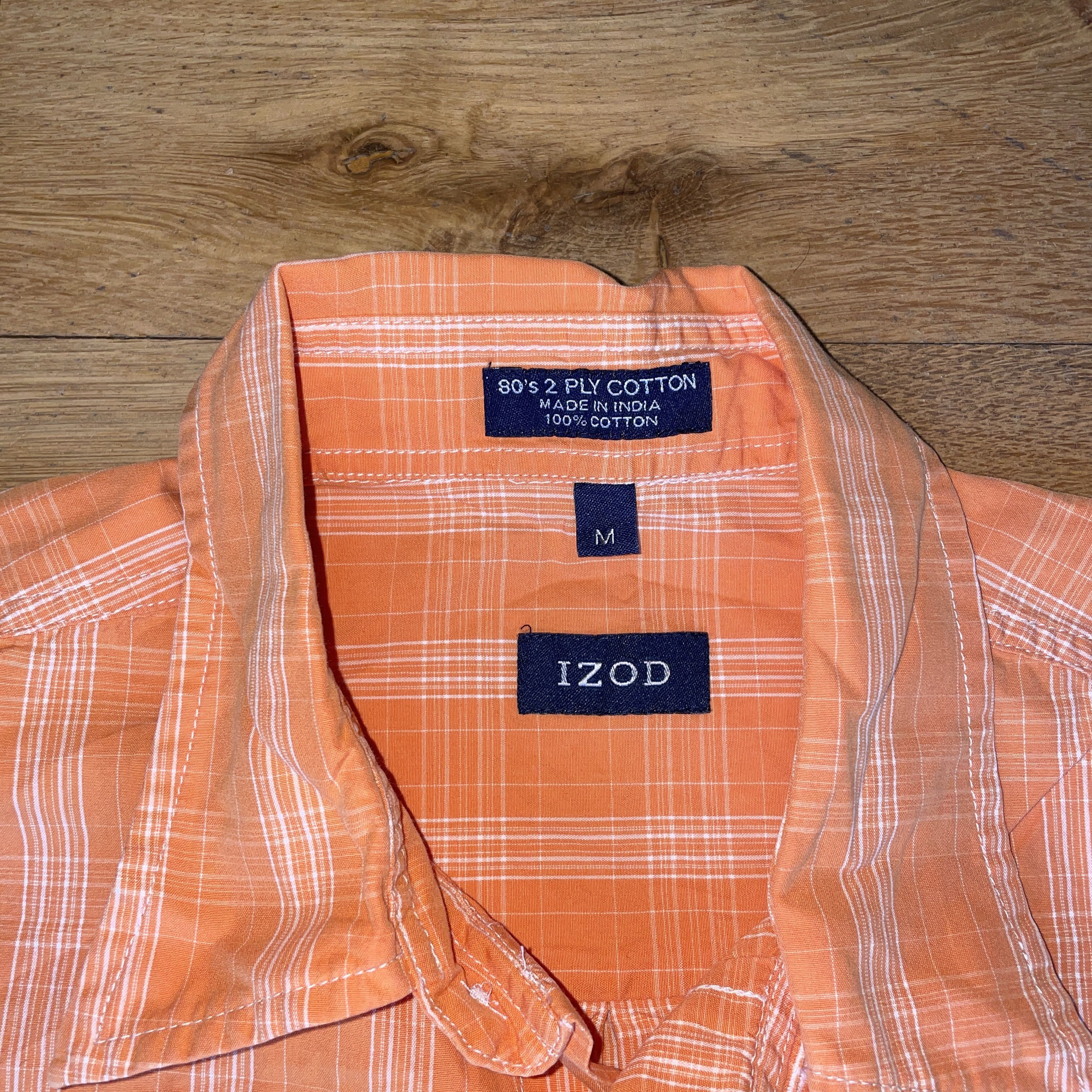 Izod Izod Men's Fashionable Elegant Shirt Vintage Stripes Size M Size US M / EU 48-50 / 2 - 2 Thumbnail