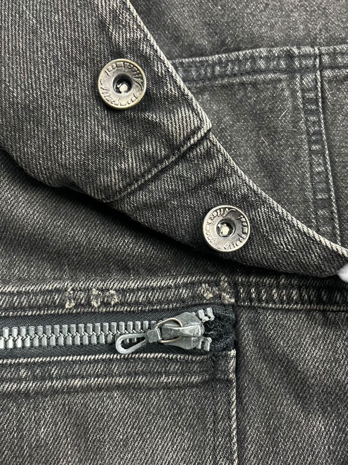 If Six Was Nine 20000s Attachment - Riri Zips Biker Denim Jacket Size US M / EU 48-50 / 2 - 10 Thumbnail
