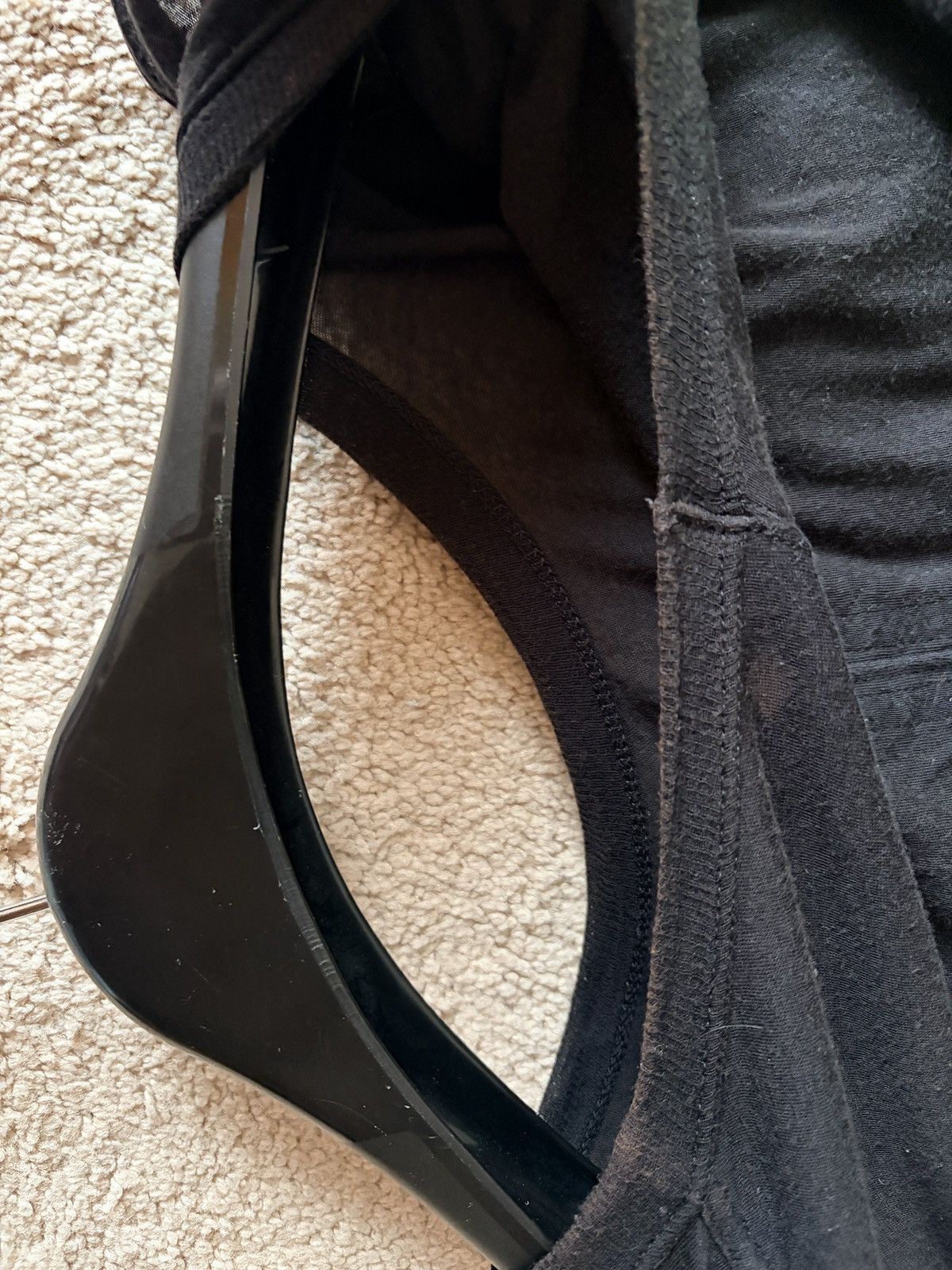 Rick Owens RICK OWENS BASIC SL T IN BLACK UNSTABLE COTTON Size US L / EU 52-54 / 3 - 7 Thumbnail