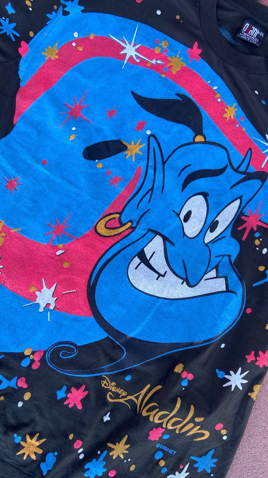 Giant 90's Reprint Bootleg Genie Aladin 🧞‍♂️ Size US XL / EU 56 / 4 - 5 Thumbnail