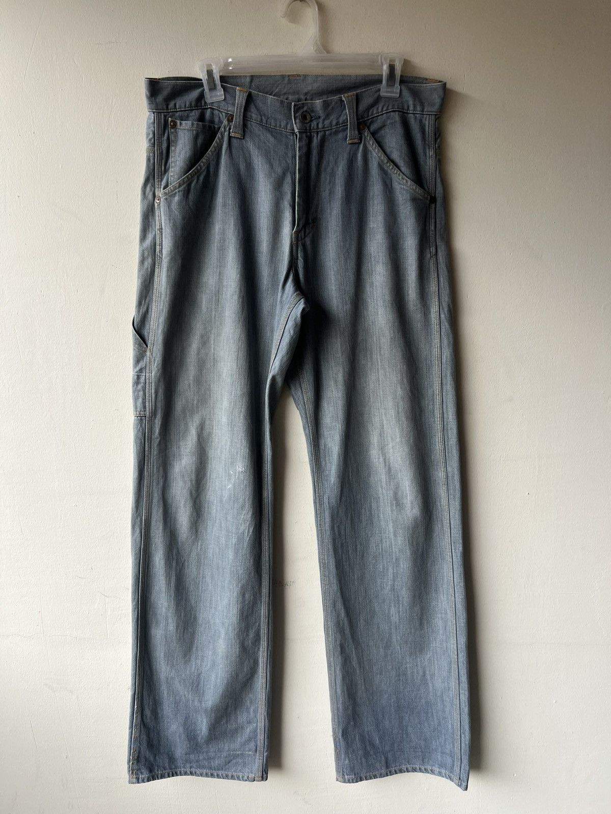Stevenson Overall Co. Stevenson Overall Japan Distress Mud Denim Workwear Jeans Size US 32 / EU 48 - 9 Thumbnail