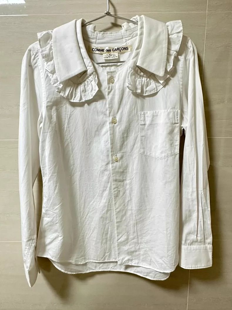 Comme des Garcons Comme Des Garcons Doll Collar Shirt Double Collar Shirt Size XS / US 0-2 / IT 36-38 - 1 Thumbnail