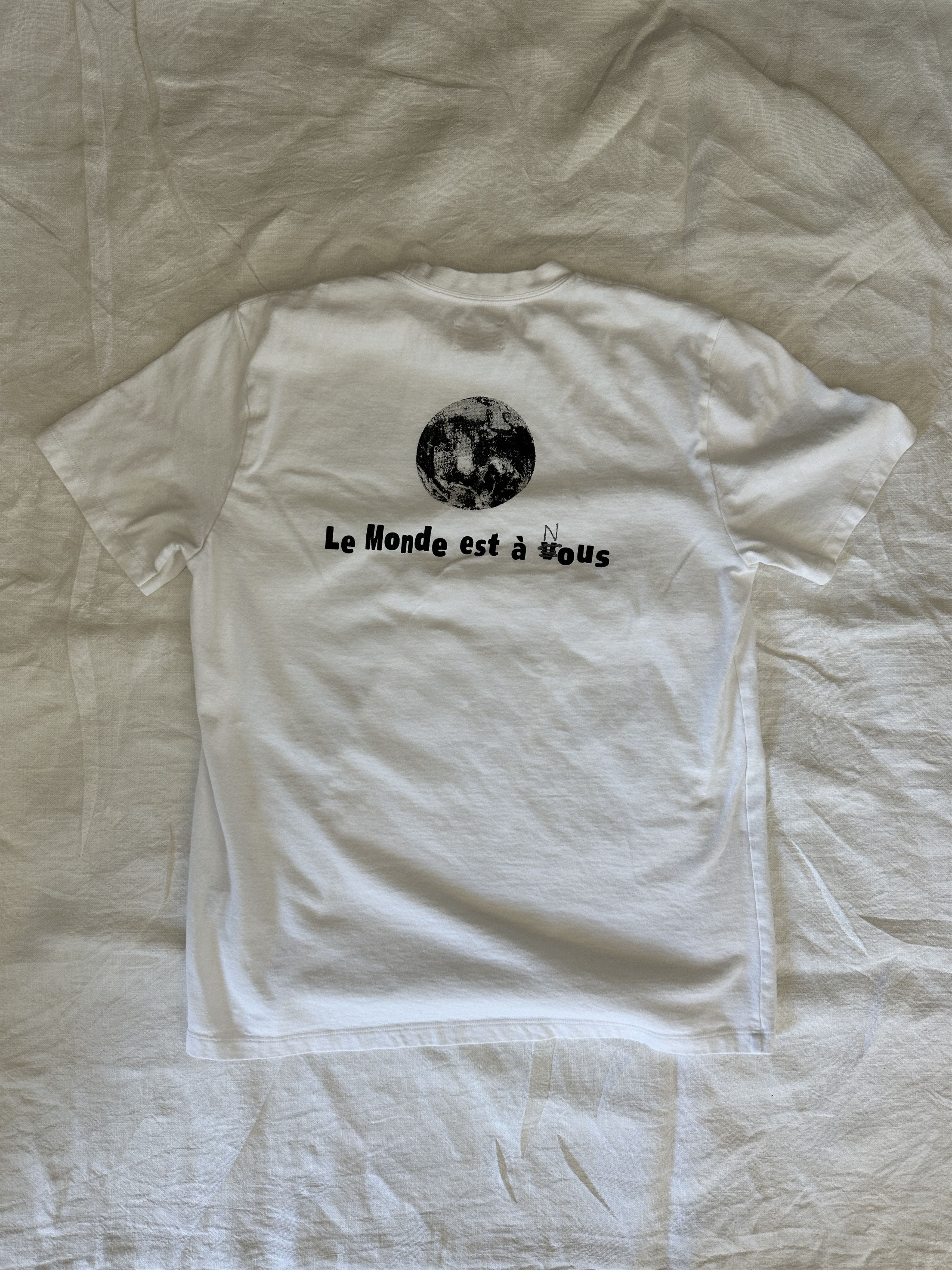 Aime Leon Dore La Haine "Le Monde est a Nous" globe movie shirt Size US L / EU 52-54 / 3 - 3 Thumbnail