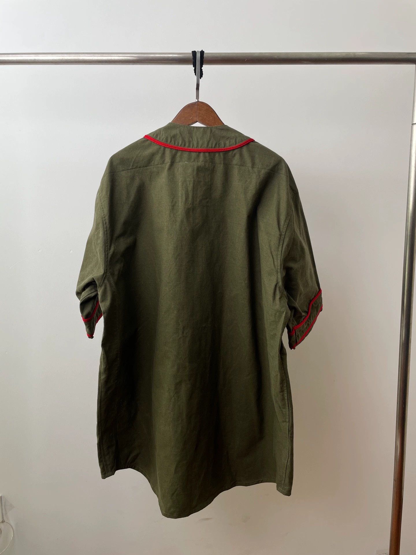 READYMADE Readymade Military Army Green Embroidered Baseball Shirt Size US M / EU 48-50 / 2 - 2 Thumbnail