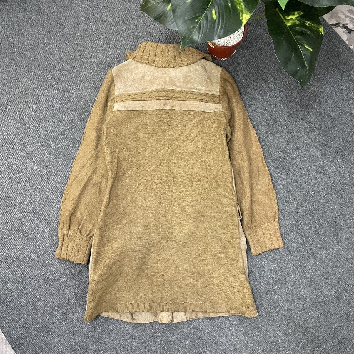 Genuine Leather × Vintage David Brett Suede Leather Long Jacket Size XS / US 0-2 / IT 36-38 - 8 Thumbnail