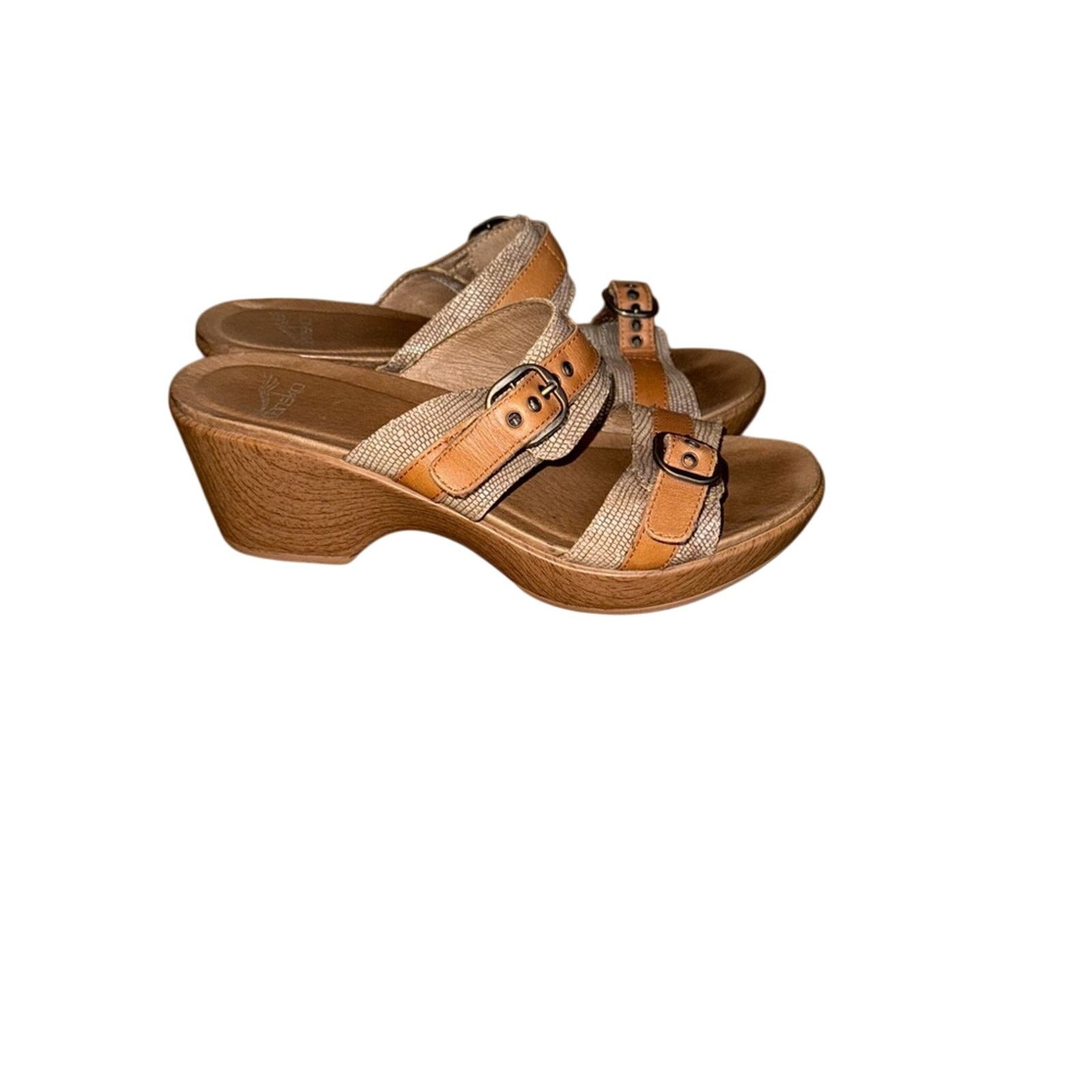 Dansko Dansko Wedge Sandals Size US 6.5 / IT 36.5 - 3 Thumbnail