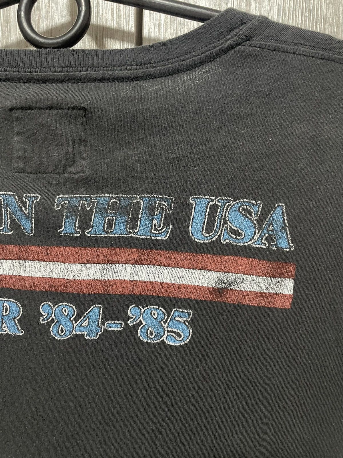 Band Tees Vintage 84-85 Bruce Springsteen Born in The USA Tour T-Shirt Size US L / EU 52-54 / 3 - 12 Thumbnail