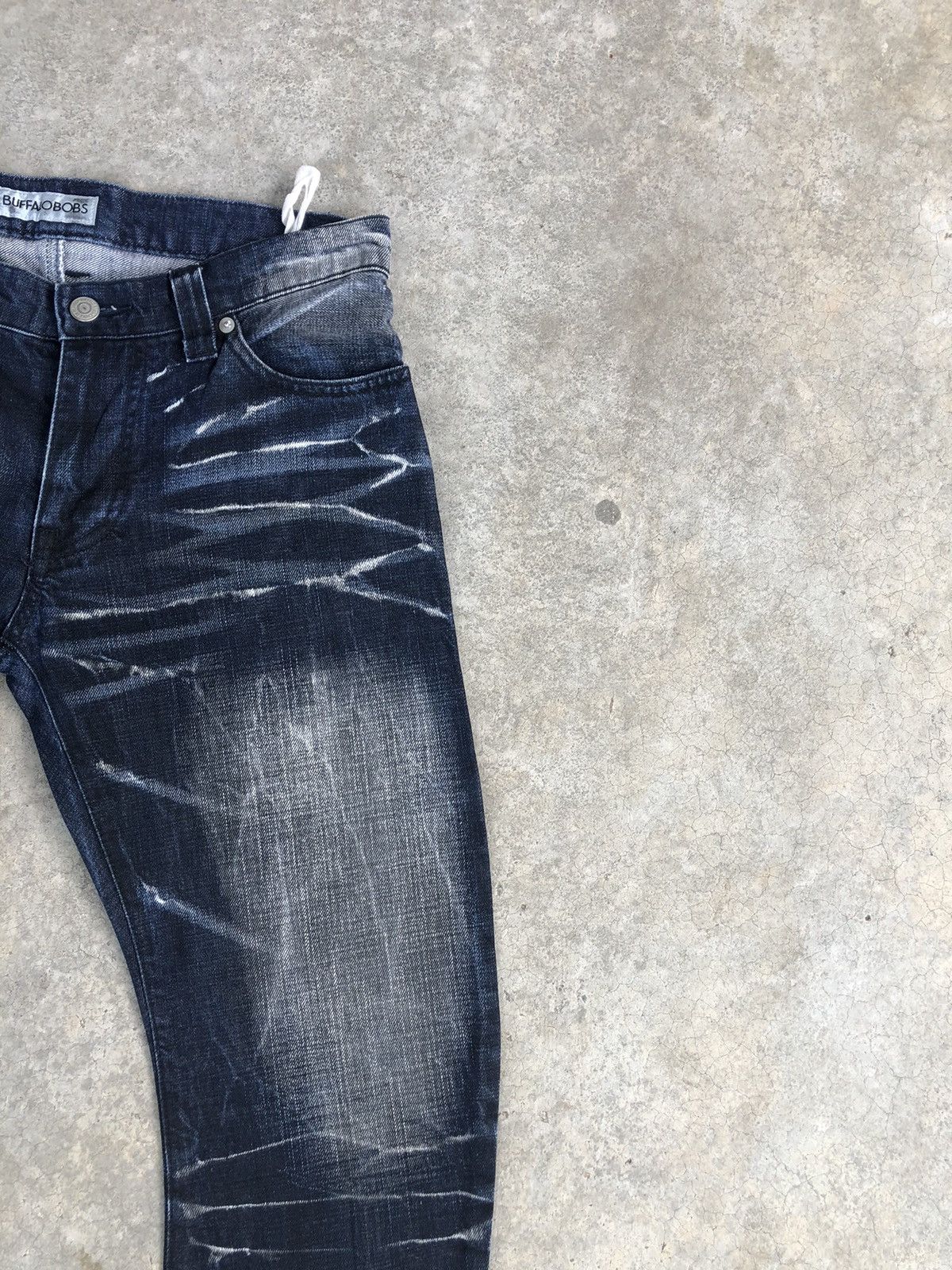 BUFFALO BOBS Japanese Buffalobobs Flared Jeans Distressed Jeans Size US 31 - 5 Thumbnail