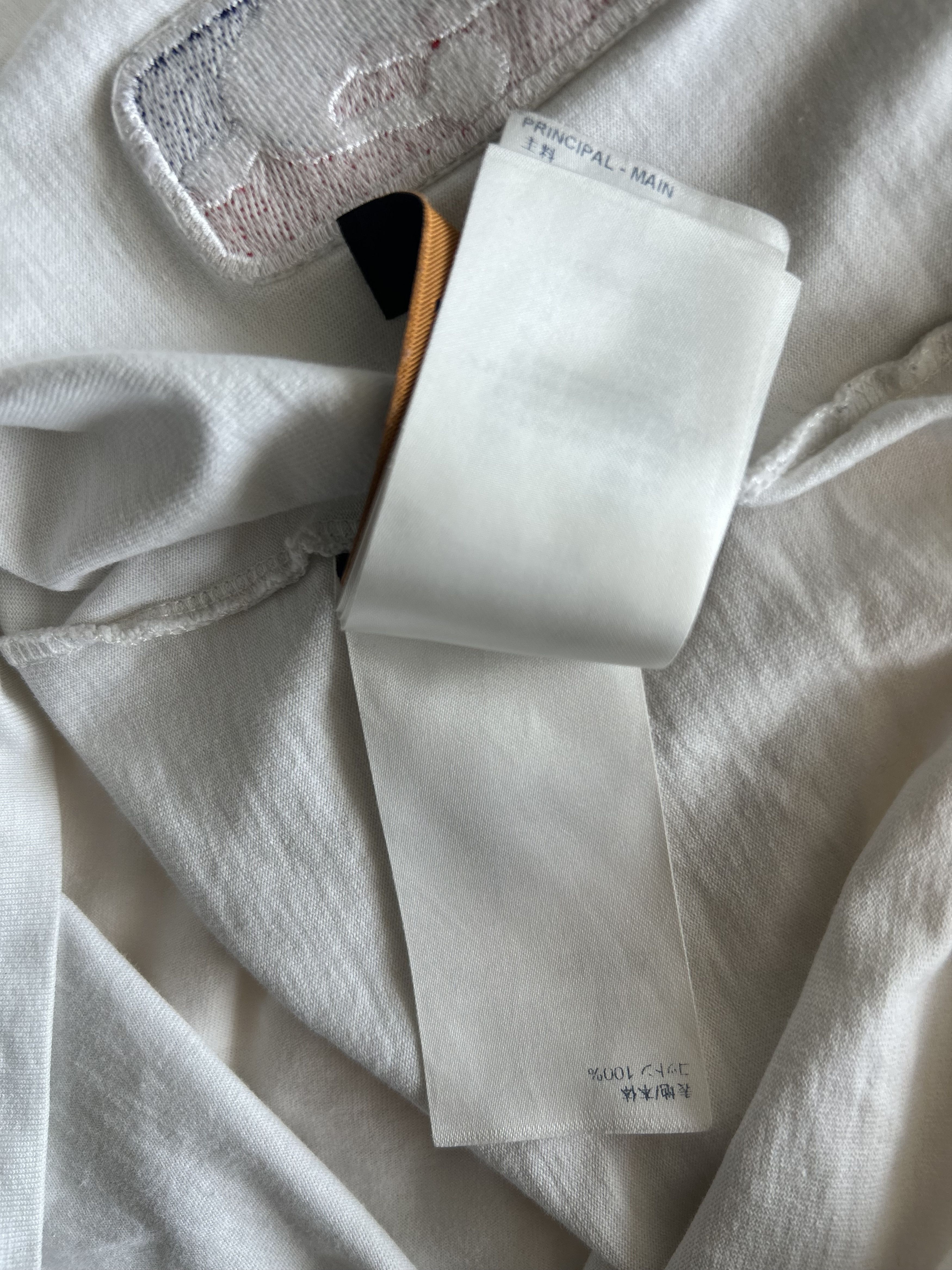 Louis Vuitton Louis Vuitton NBA White Logo T-Shirt Size US L / EU 52-54 / 3 - 6 Thumbnail