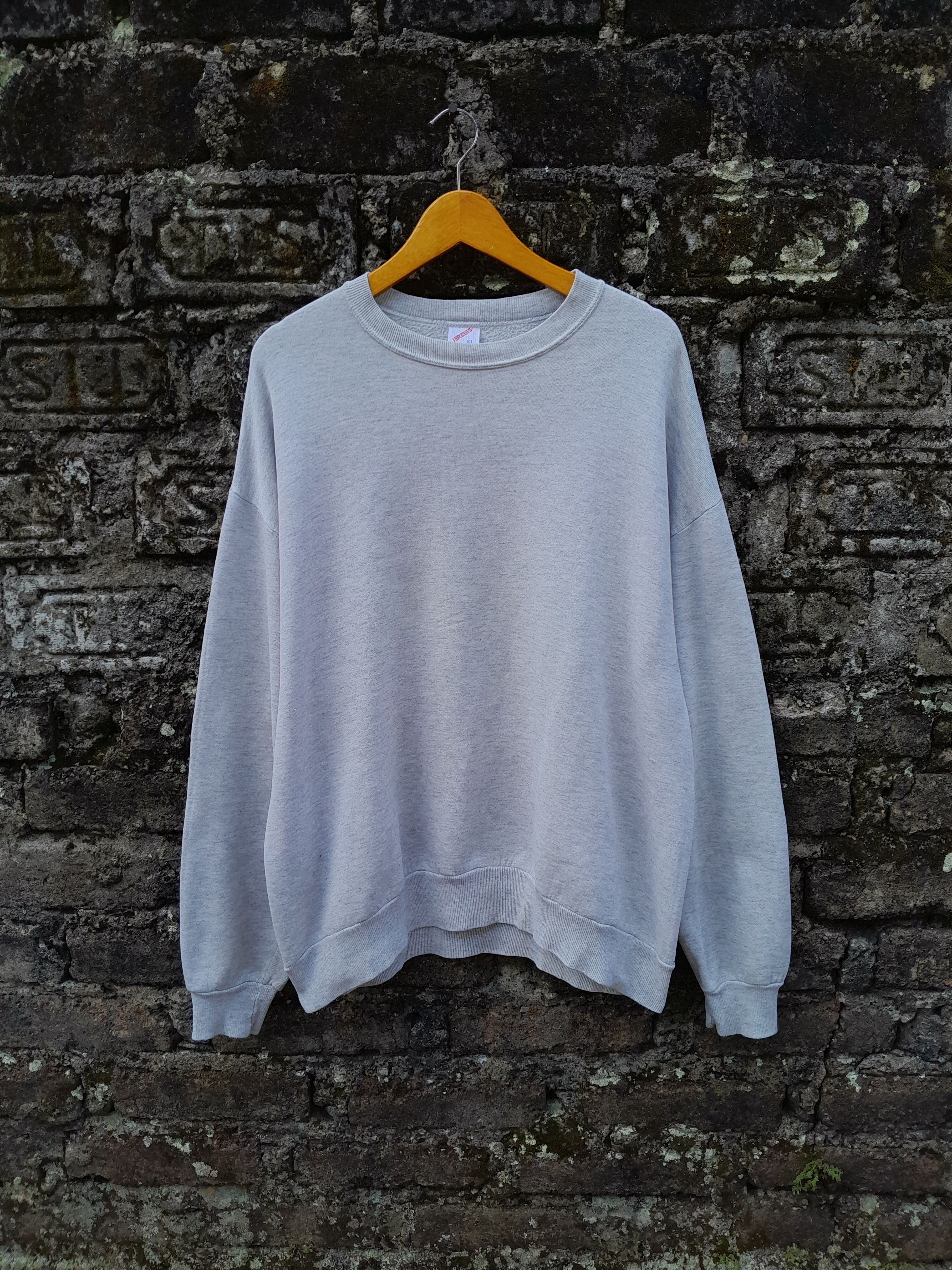 Jerzees Vintage 80s Blank jerzees sweatshirt Size US XL / EU 56 / 4 - 1 Thumbnail