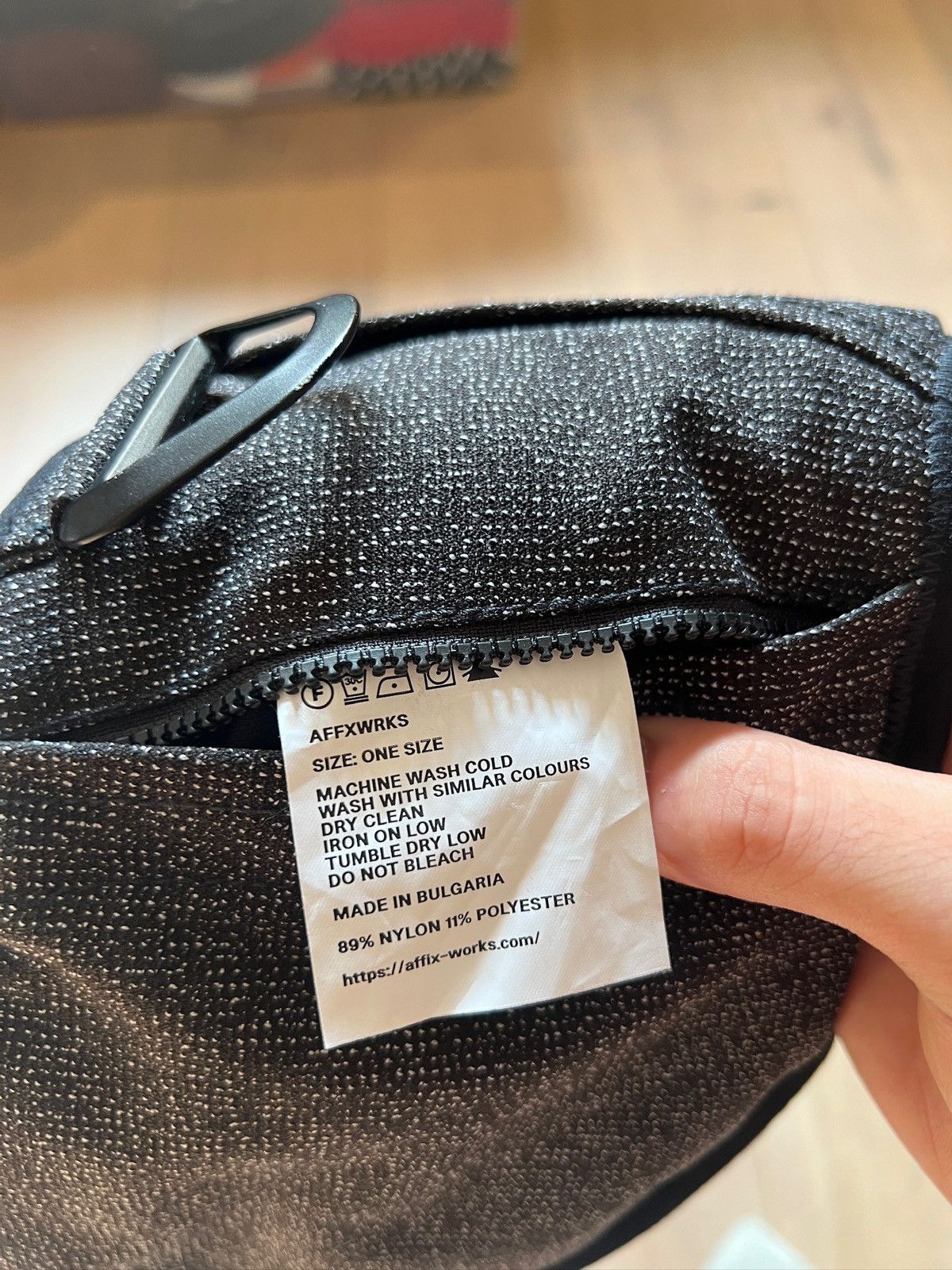 AFFXWRKS AFFXWRKS 21AW Support Bag Black Size ONE SIZE - 4 Thumbnail