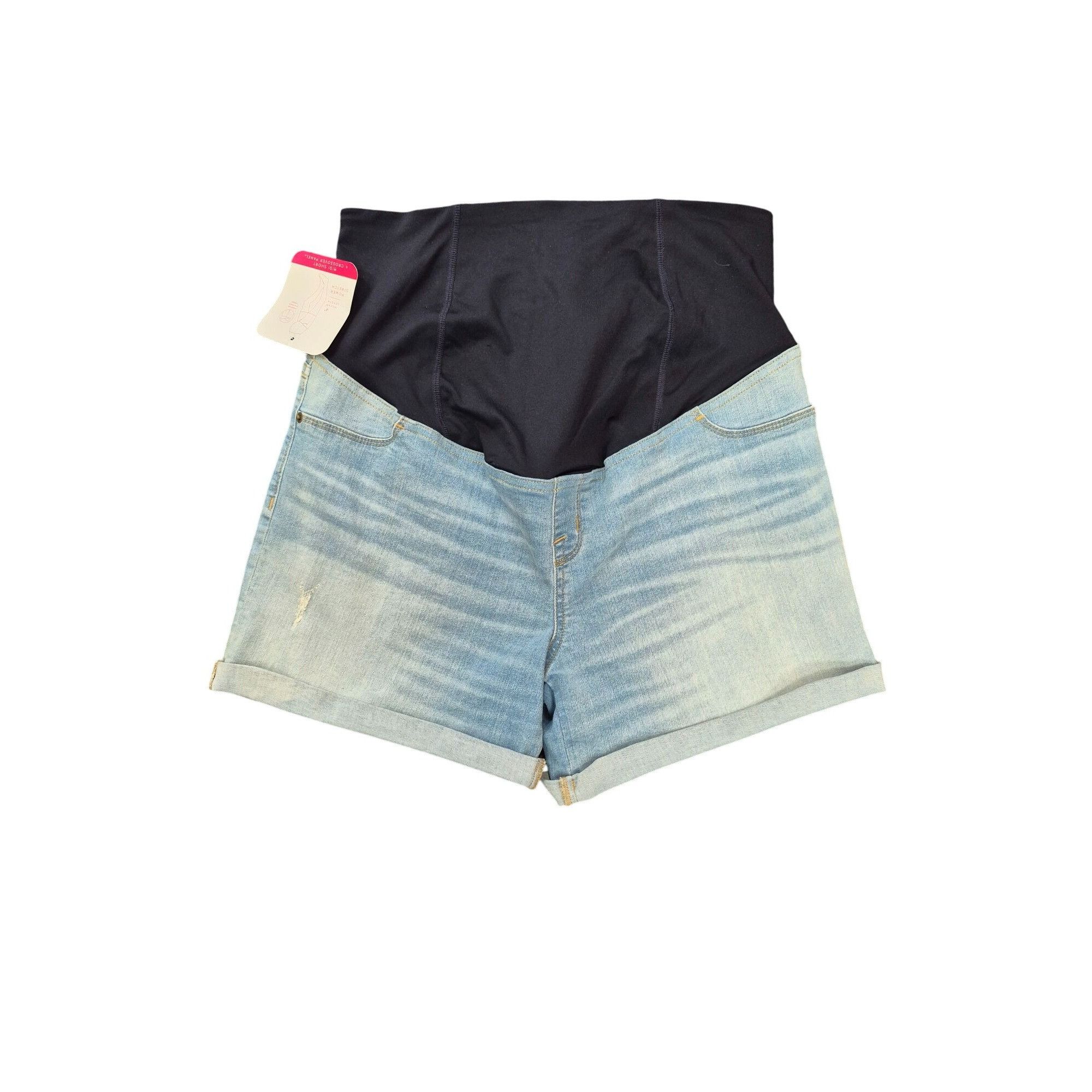 Other Isabel Maternity By Ingrid & Isabel Midi Short With Crossove Size 34" / US 12 / IT 48 - 1 Thumbnail