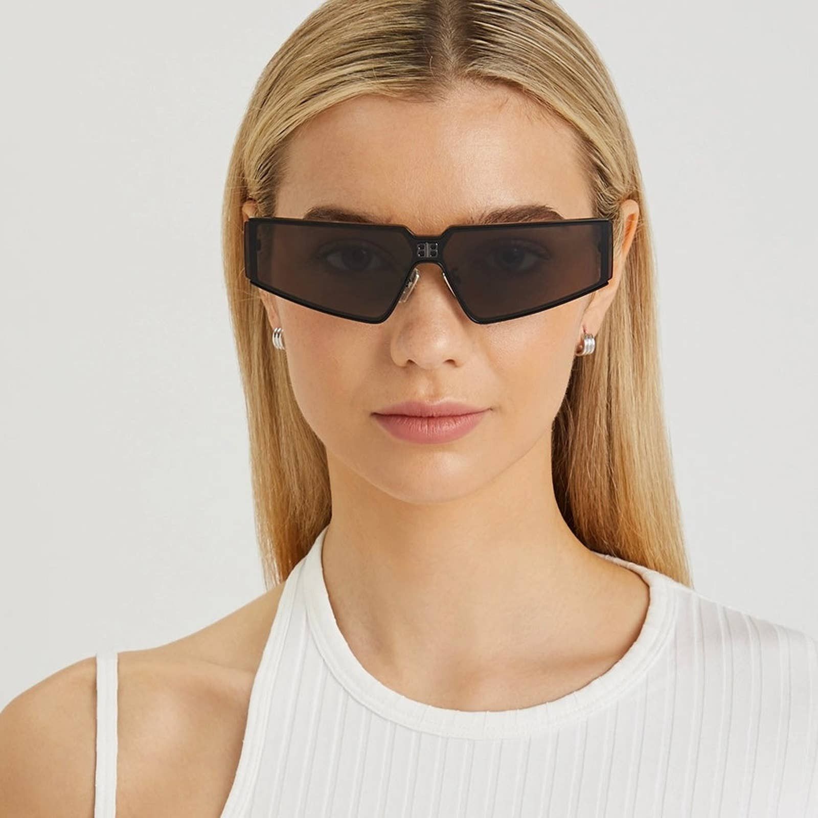 image of New!!! Balenciaga Sunglasses Bb0192S 001 Authentic in Black, Women's