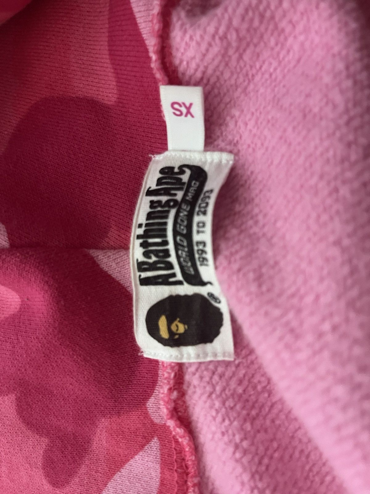 Bape Bape Pink camo Hoodie Size XS / US 0-2 / IT 36-38 - 3 Thumbnail