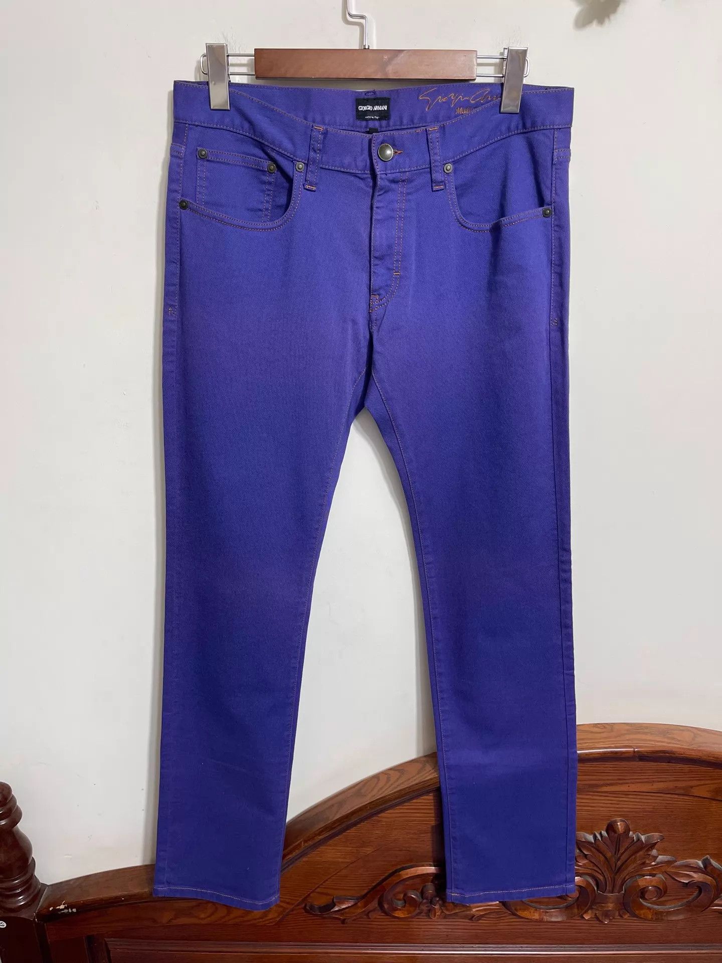 Giorgio Armani Giorgio Armani Slim Fit Jeans 31 NWT Size US 31 - 1 Thumbnail