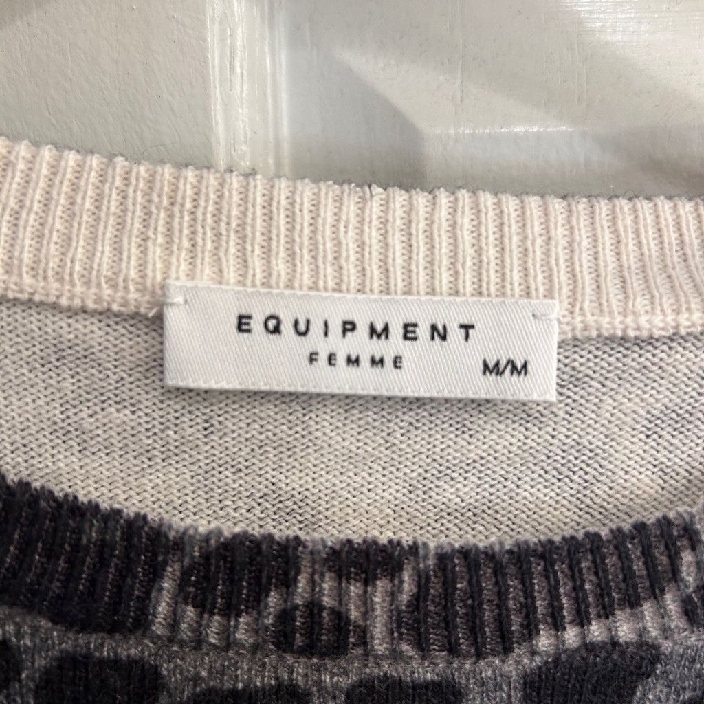 Equipment Women's Equipment Sweater, M, Gray Size M / US 6-8 / IT 42-44 - 8 Thumbnail