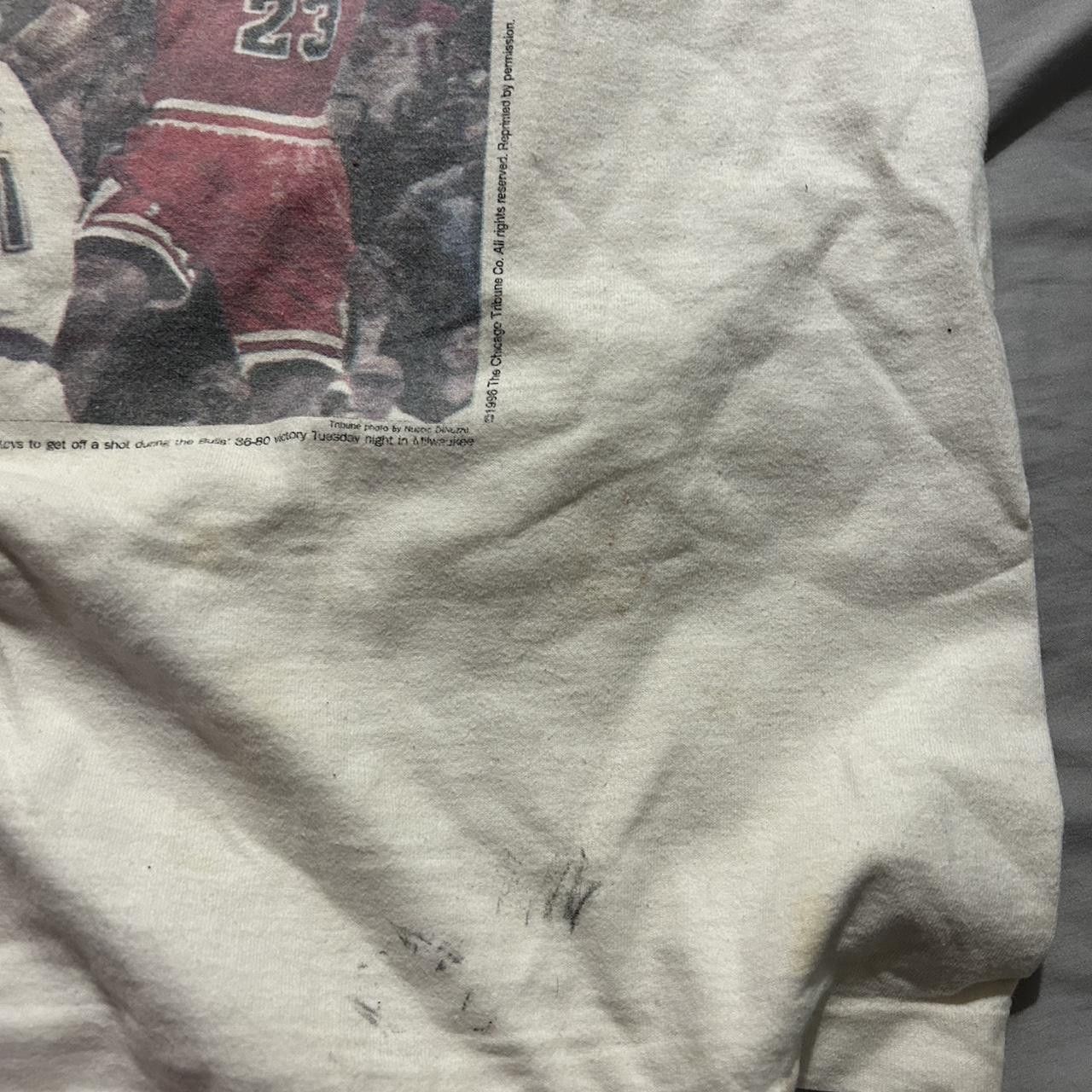 Fruit Of The Loom Vintage 90s Chicago Bulls Michael Jordan Size US XL / EU 56 / 4 - 4 Thumbnail