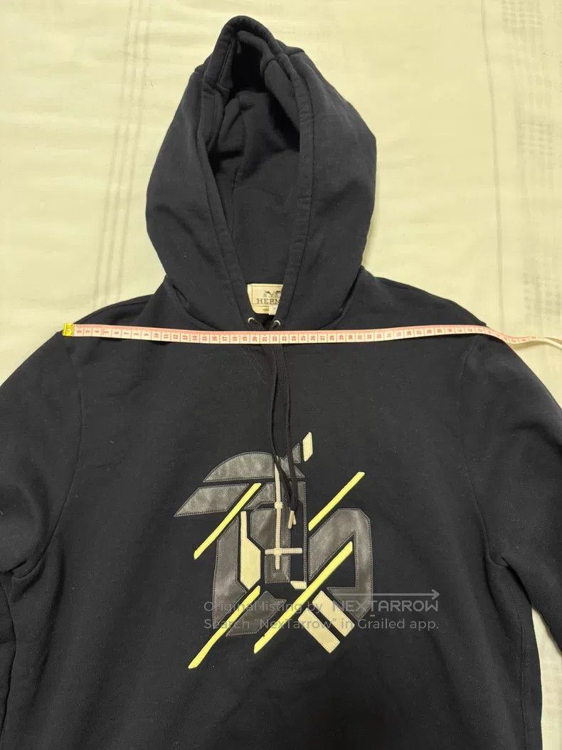 Hermes Hermes Sweatshirt jacket, unisex, leather color block Size M / US 6-8 / IT 42-44 - 3 Thumbnail