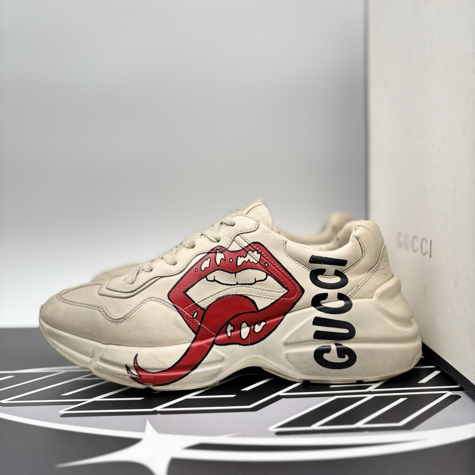 Gucci Gucci Rhyton ' Mouth Print ' | GOOD CONDITION! Size US 9 / EU 42 - 1 Thumbnail
