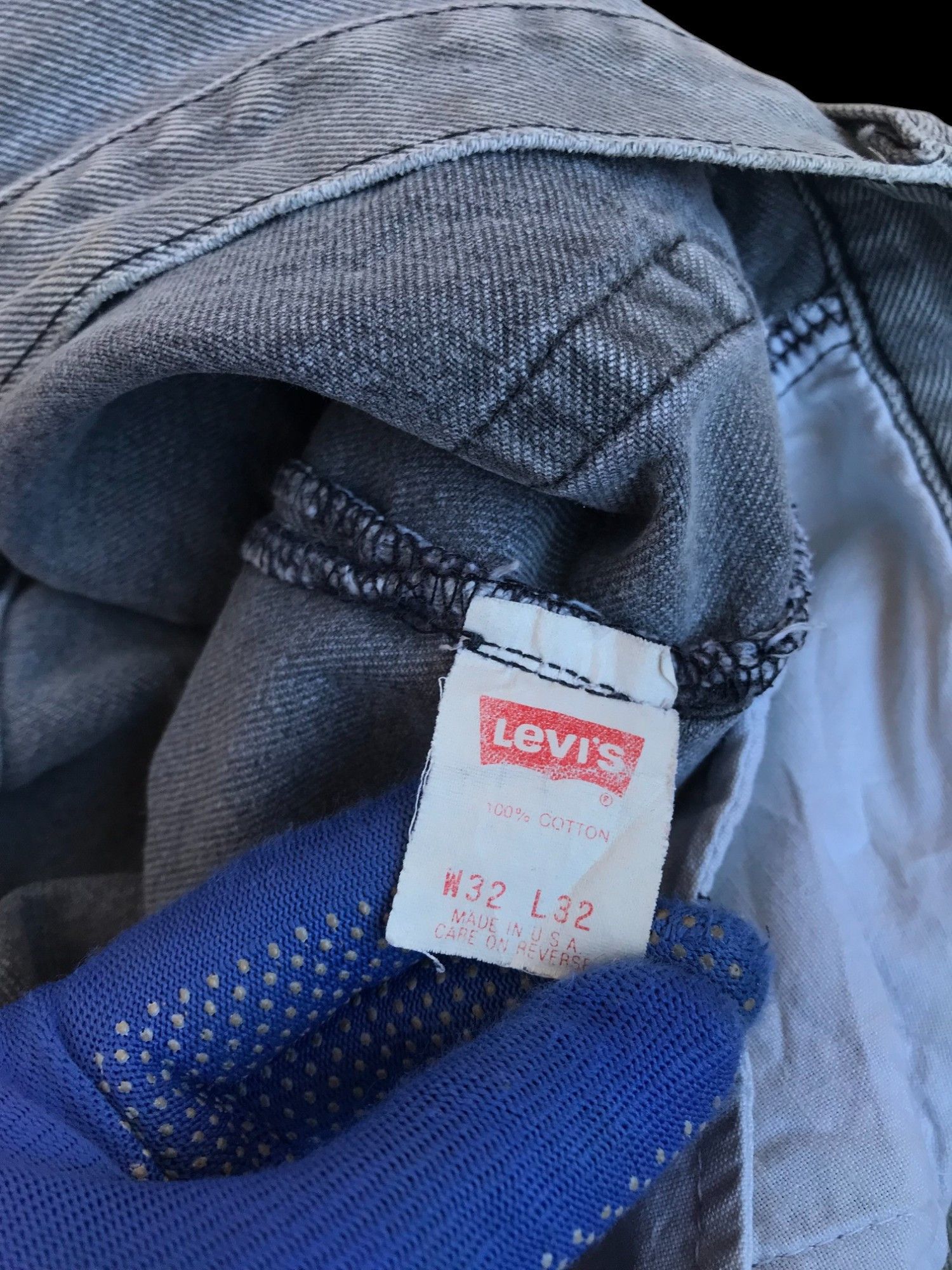 Levi's × Vintage W30x29 VINTAGE LEVIS 501 USA DIRTY DISTRESSED faded black Size US 30 / EU 46 - 14 Thumbnail