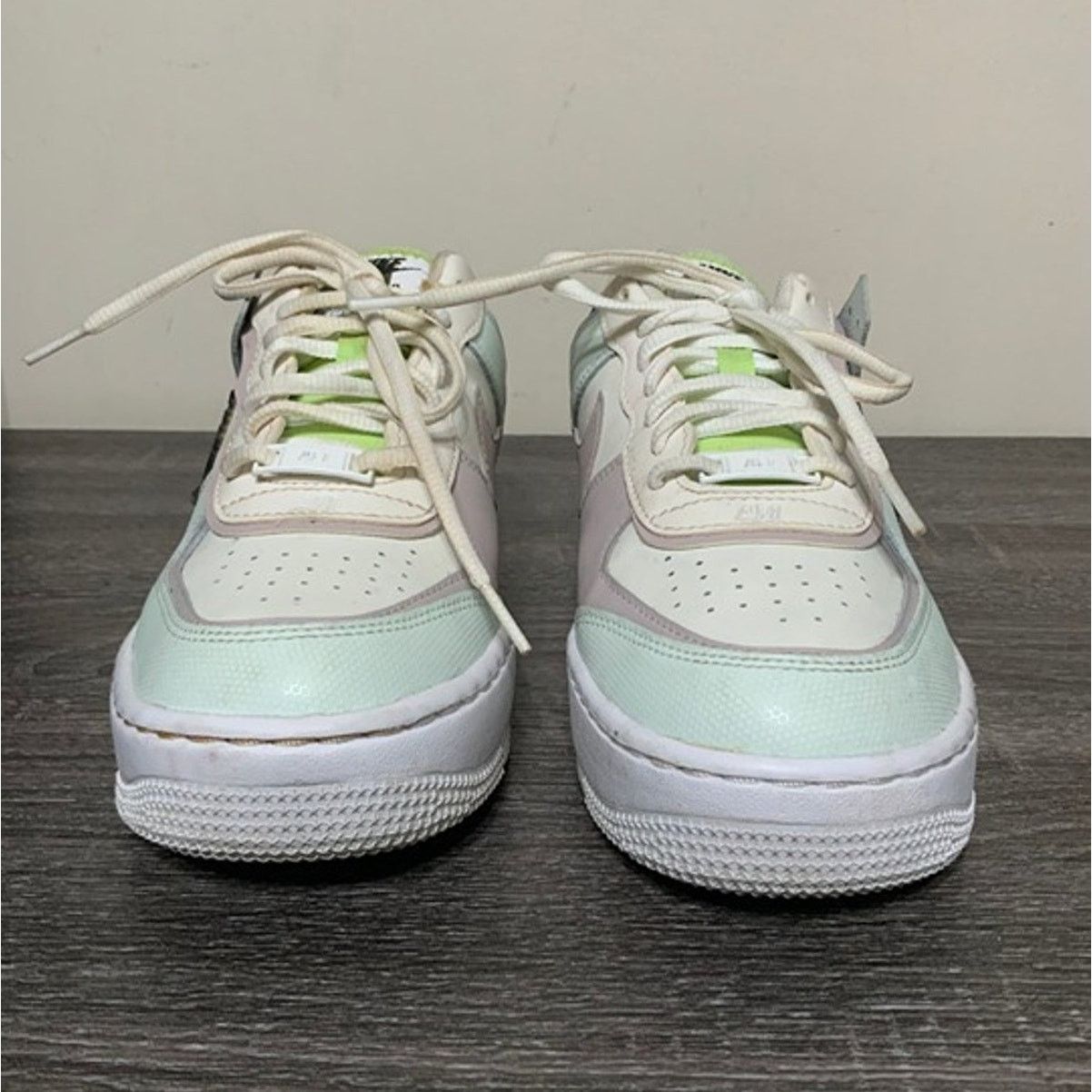 Nike Nike Air Force 1 Shadow White Multi Women’s Size 8 USED Size US 8 / IT 38 - 3 Thumbnail