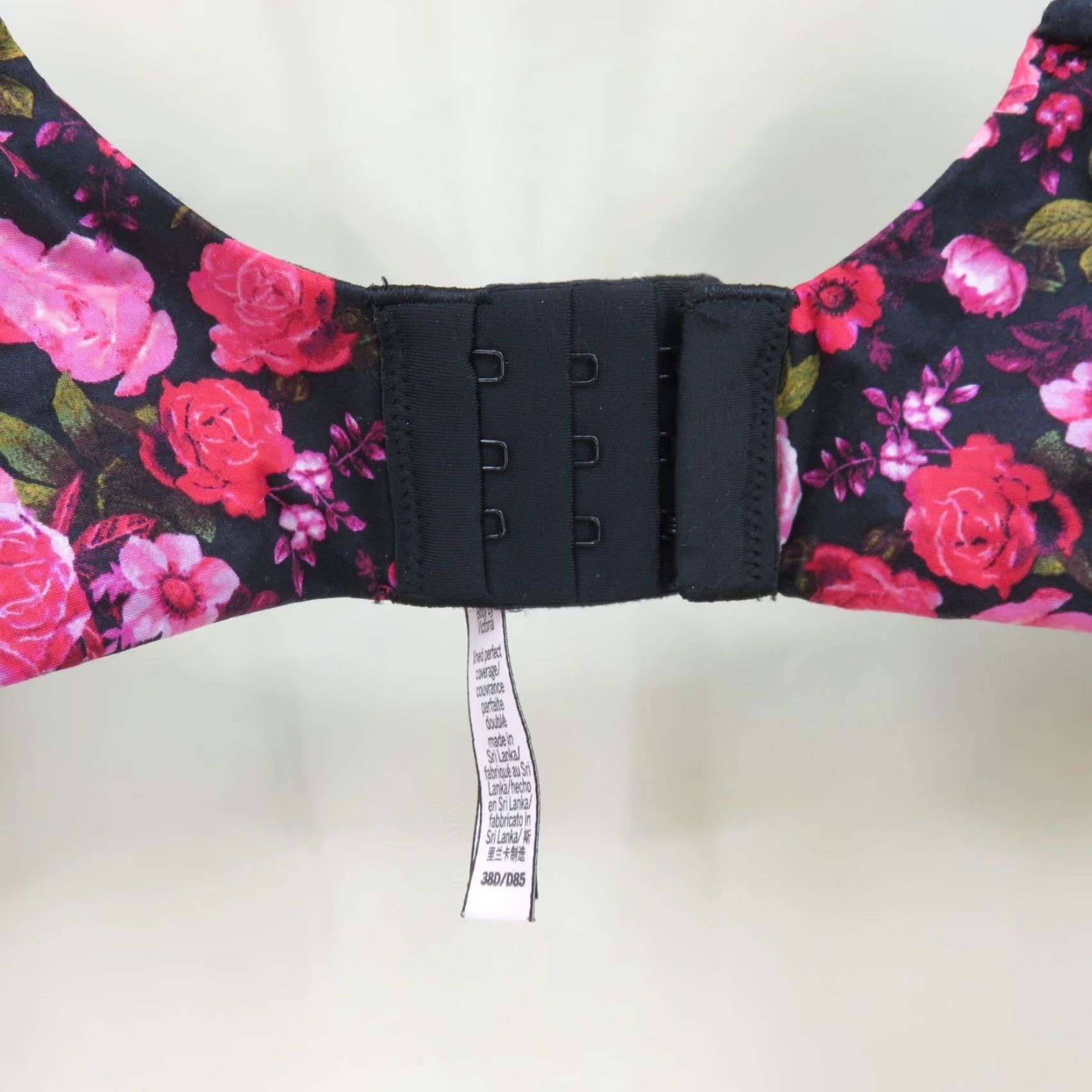 Victoria's Secret Victoria's Secret Bra 38D Pink Lined Perfect Coverage Underwire T-Shirt Floral 38 Band Womens Size ONE SIZE - 6 Thumbnail