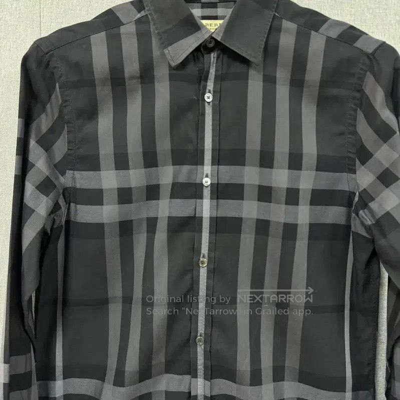 Burberry Burberry Dark Blue Cotton Men's Shirt. Size US XS / EU 42 / 0 - 3 Thumbnail