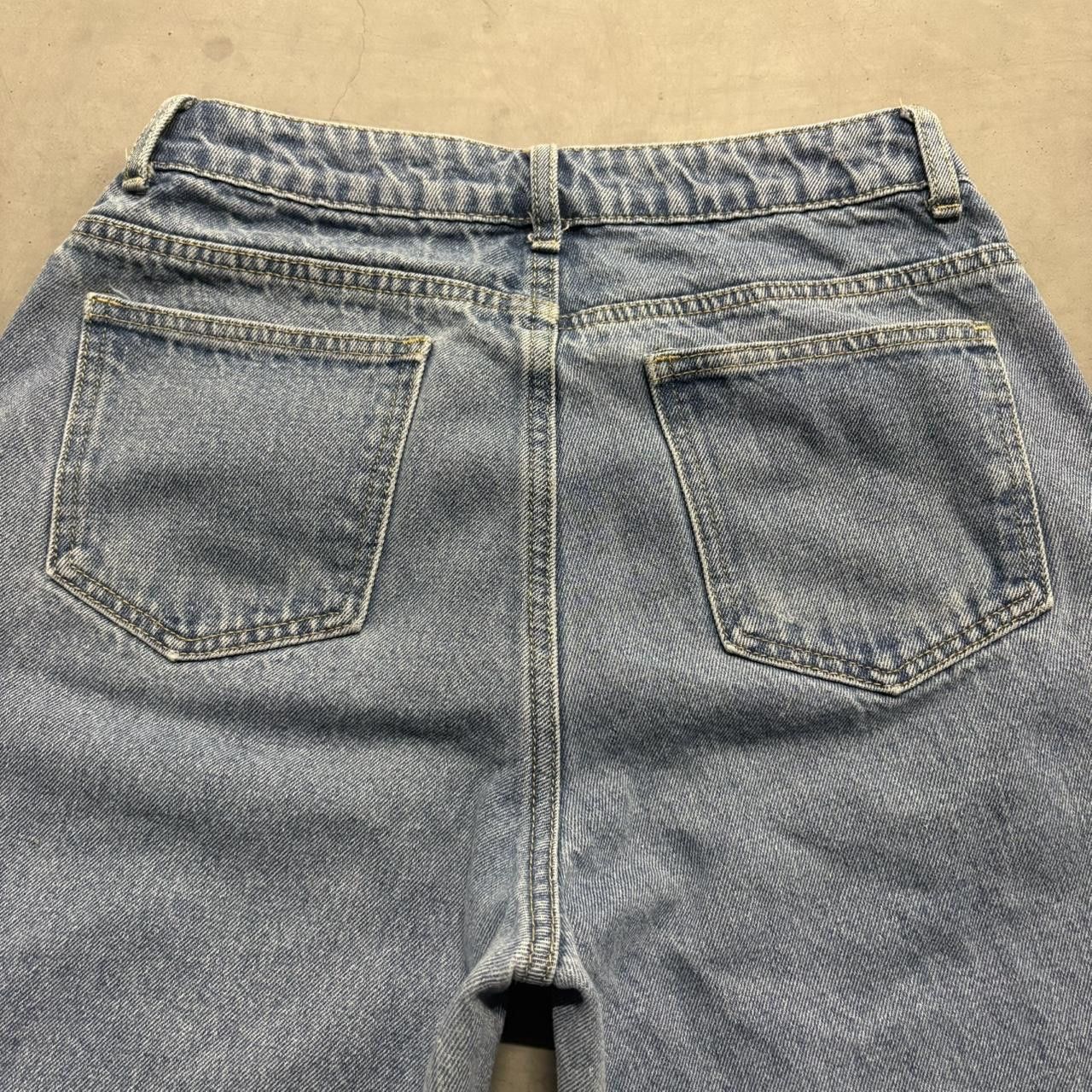Vintage Crazy Vintage Y2K Super Baggy Wideleg Medium Wash Denim Jeans! Size US 28 / EU 44 - 5 Thumbnail